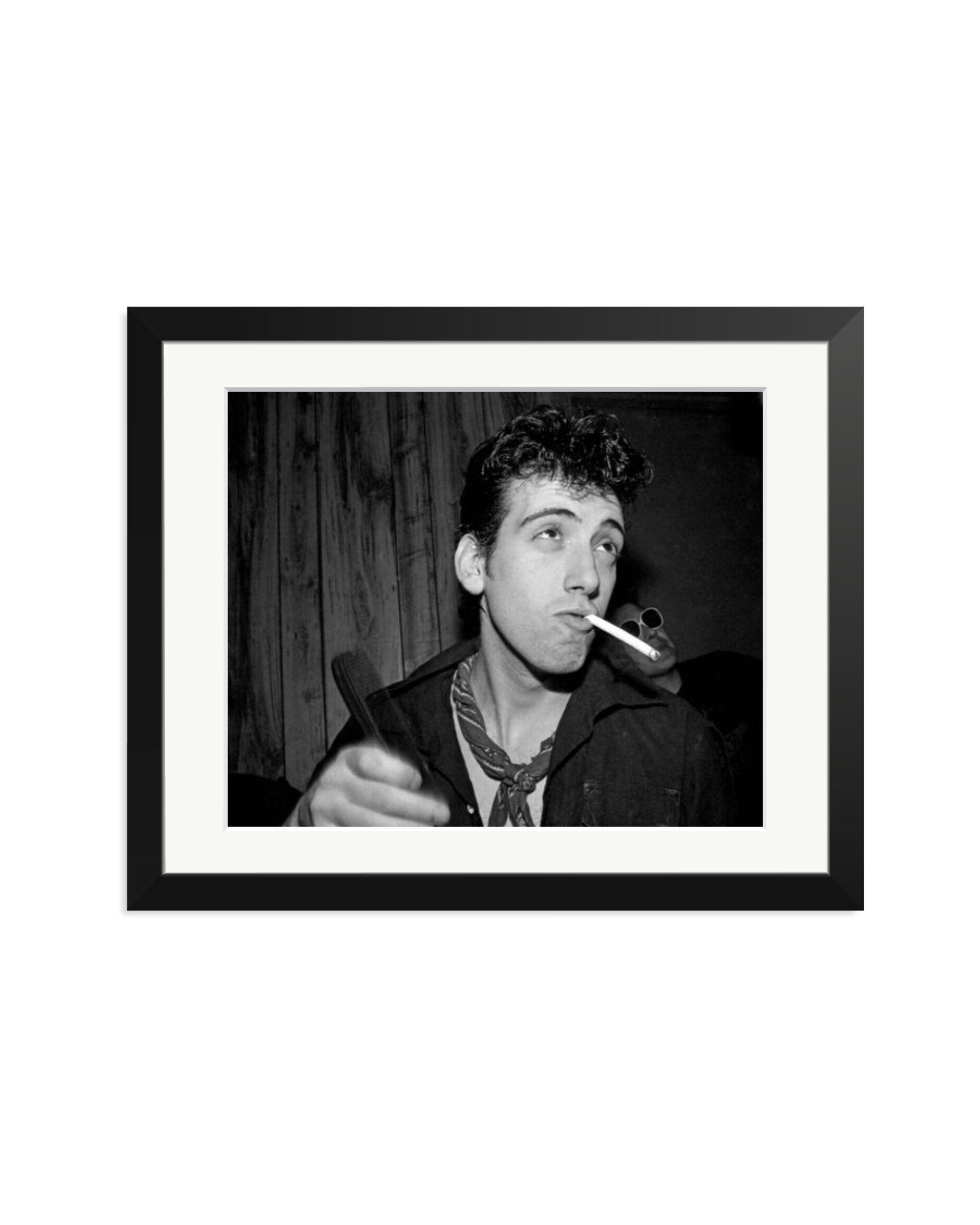 Mick Jones of The Clash Backstage 1979 Black / Medium