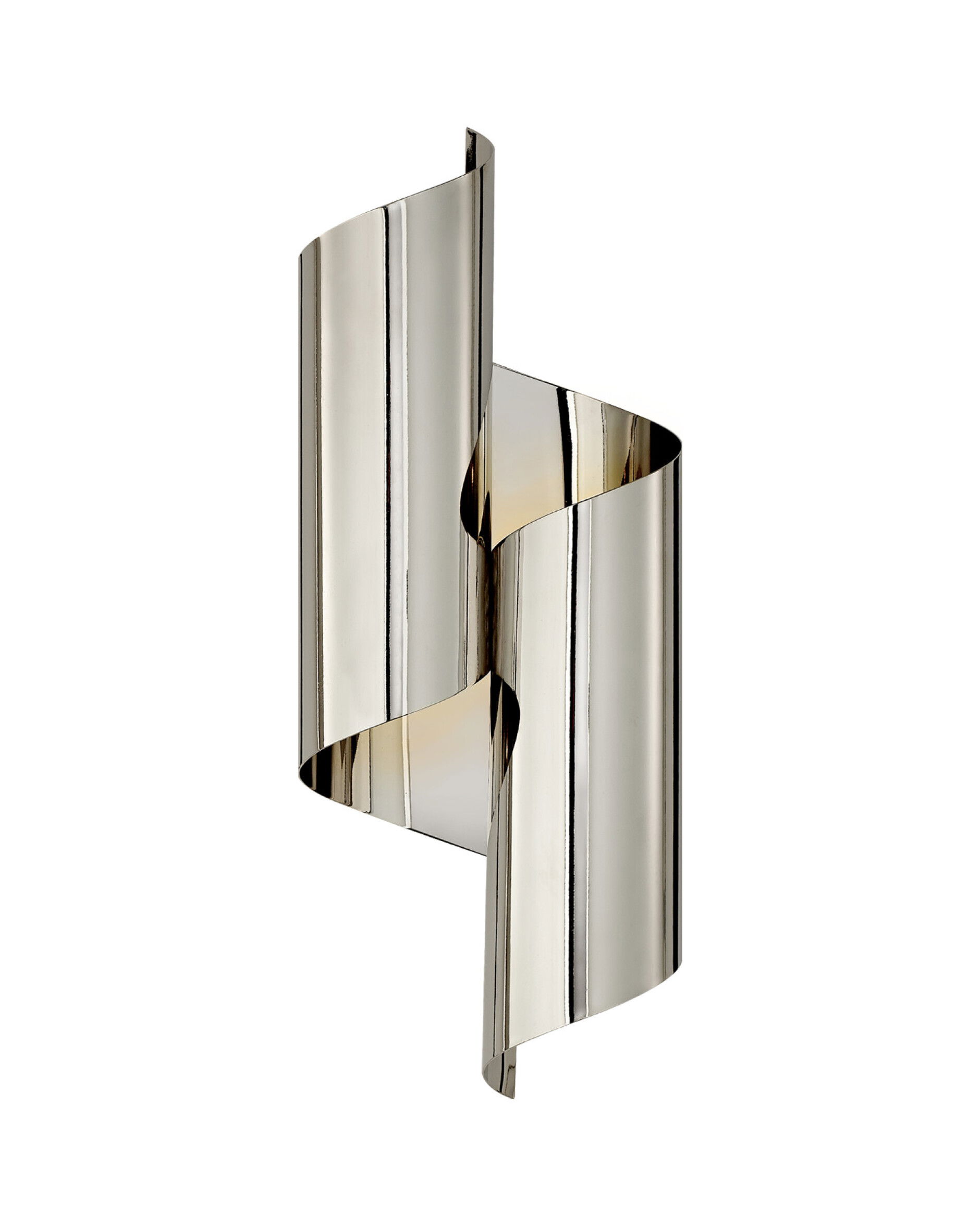 Iva Wrapped vägglampa nickel