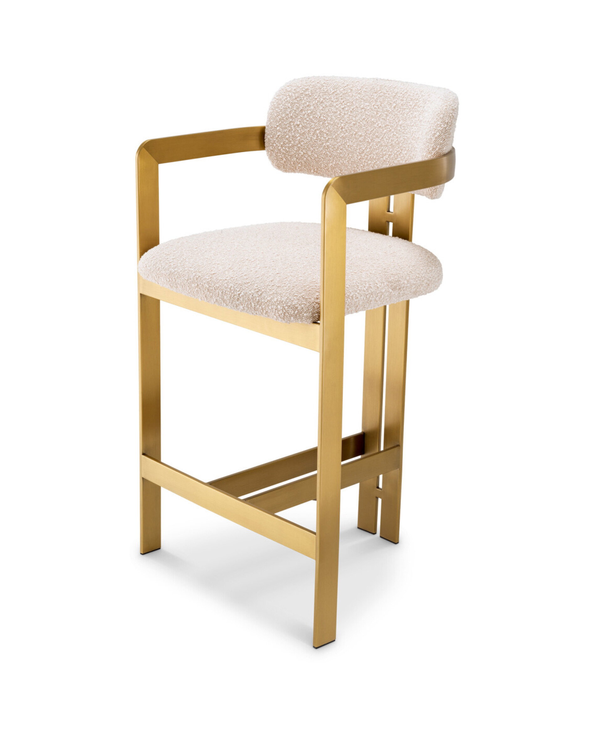 Donato Counter Stool Bouclé Cream