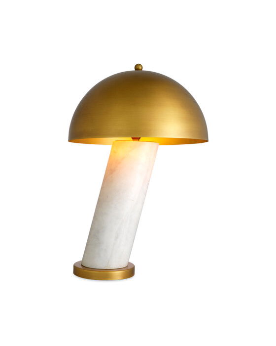 Daniel bordslampa white marble