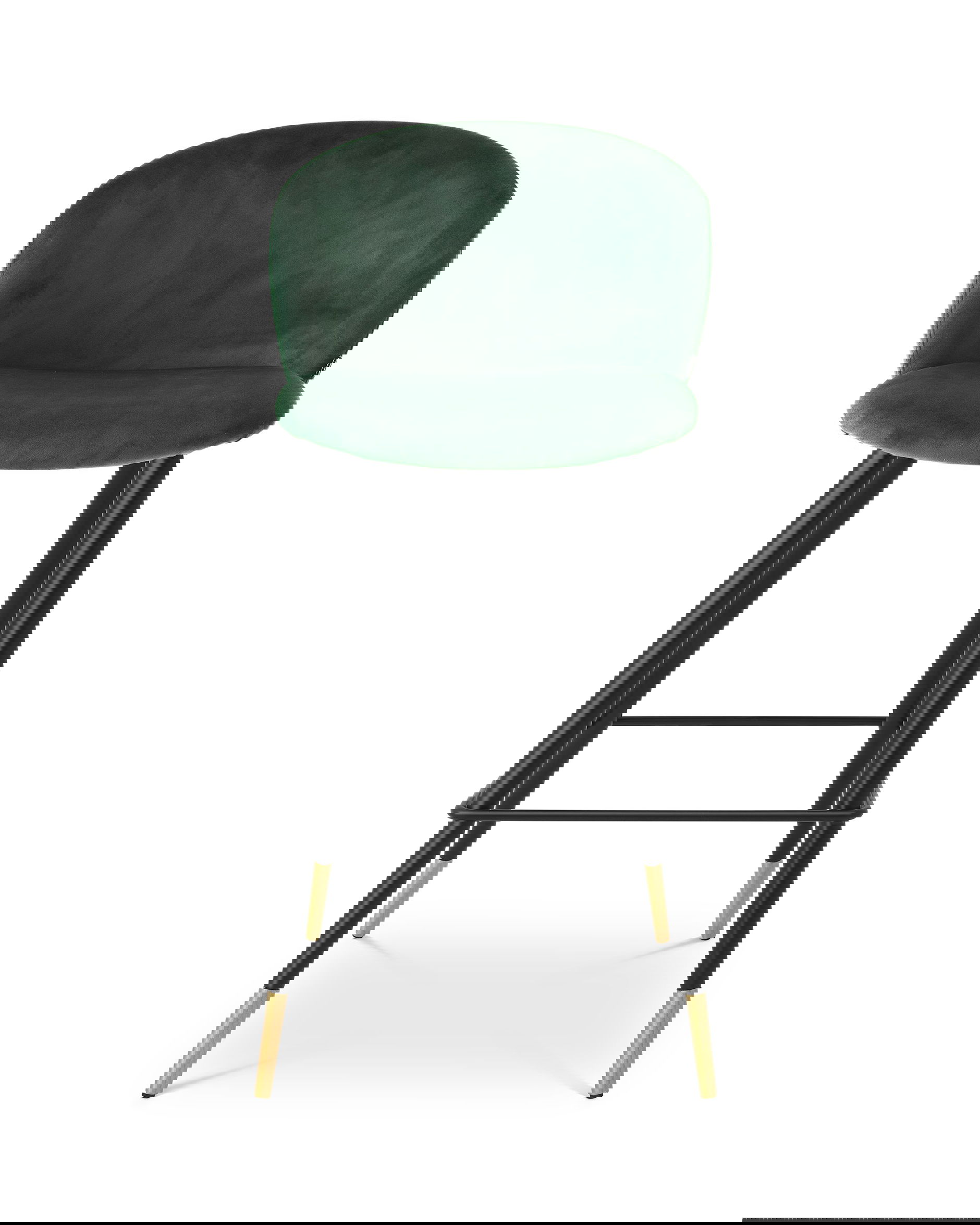 Volante barstol roche dark green velvet