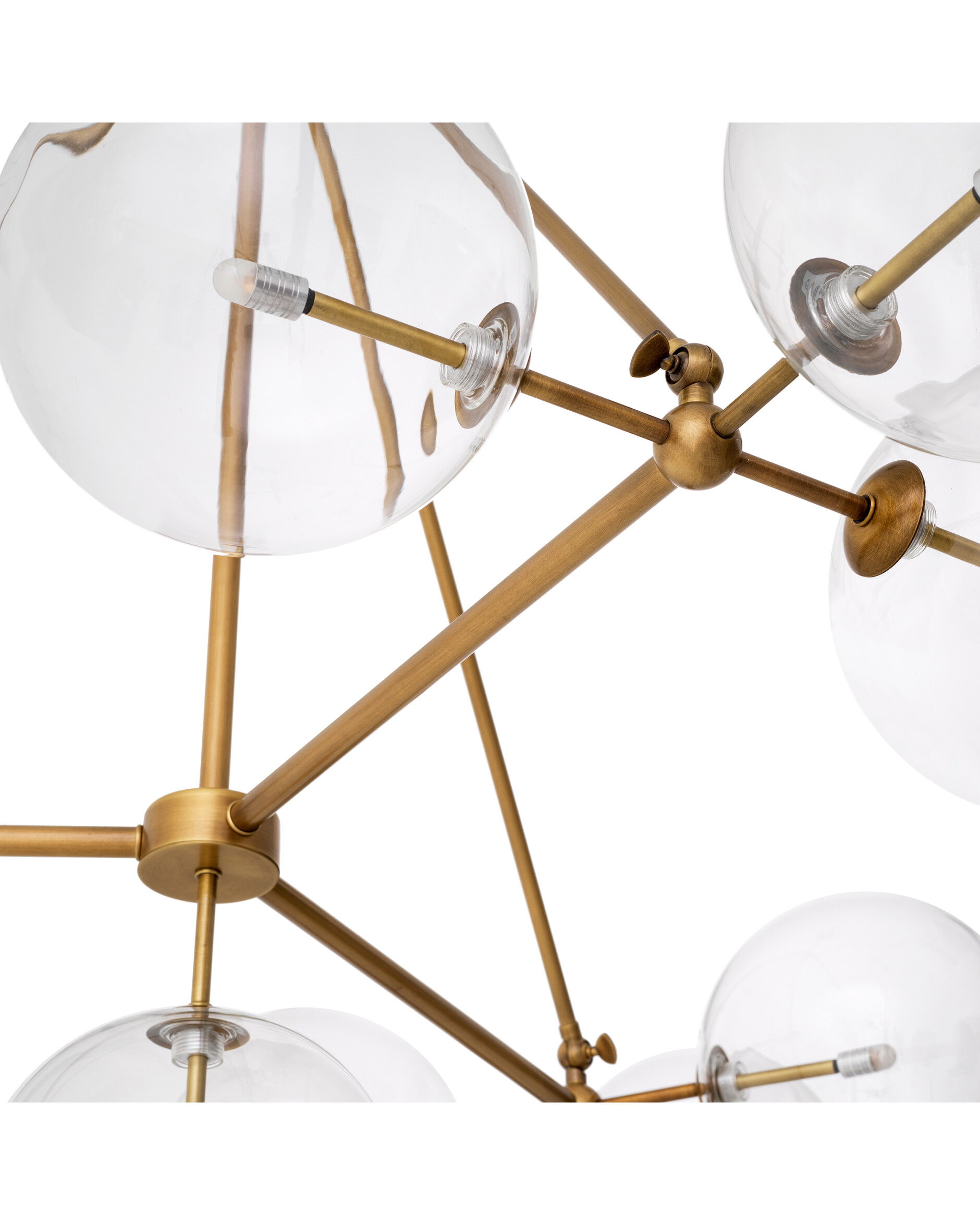 Bermude taklampa antik mässing