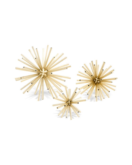 Meteor dekorasjon messing