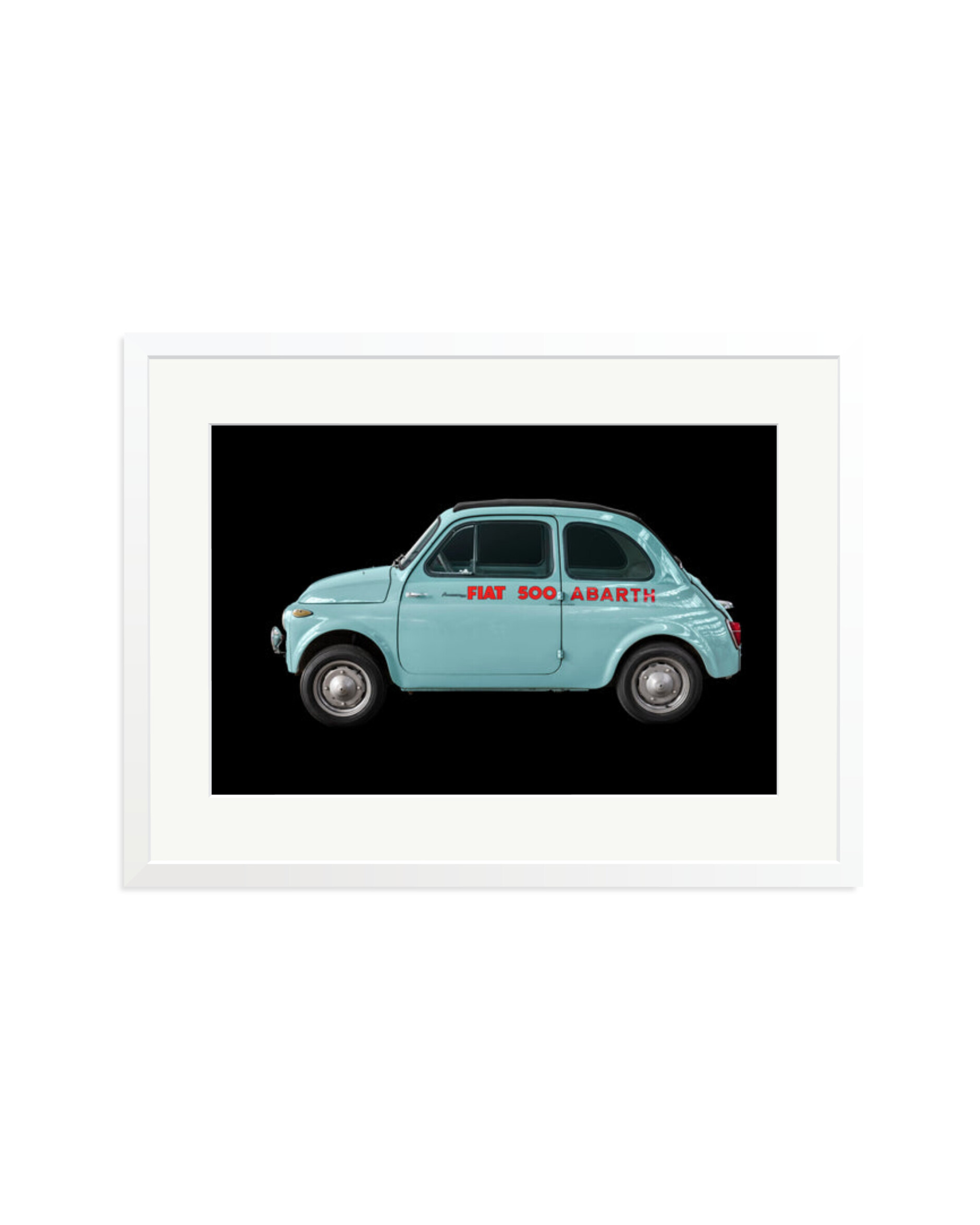 Fiat 500 Abarth White / XL