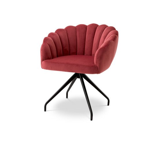 Savona faded red - Luzern dining chair savona turquoise velvet