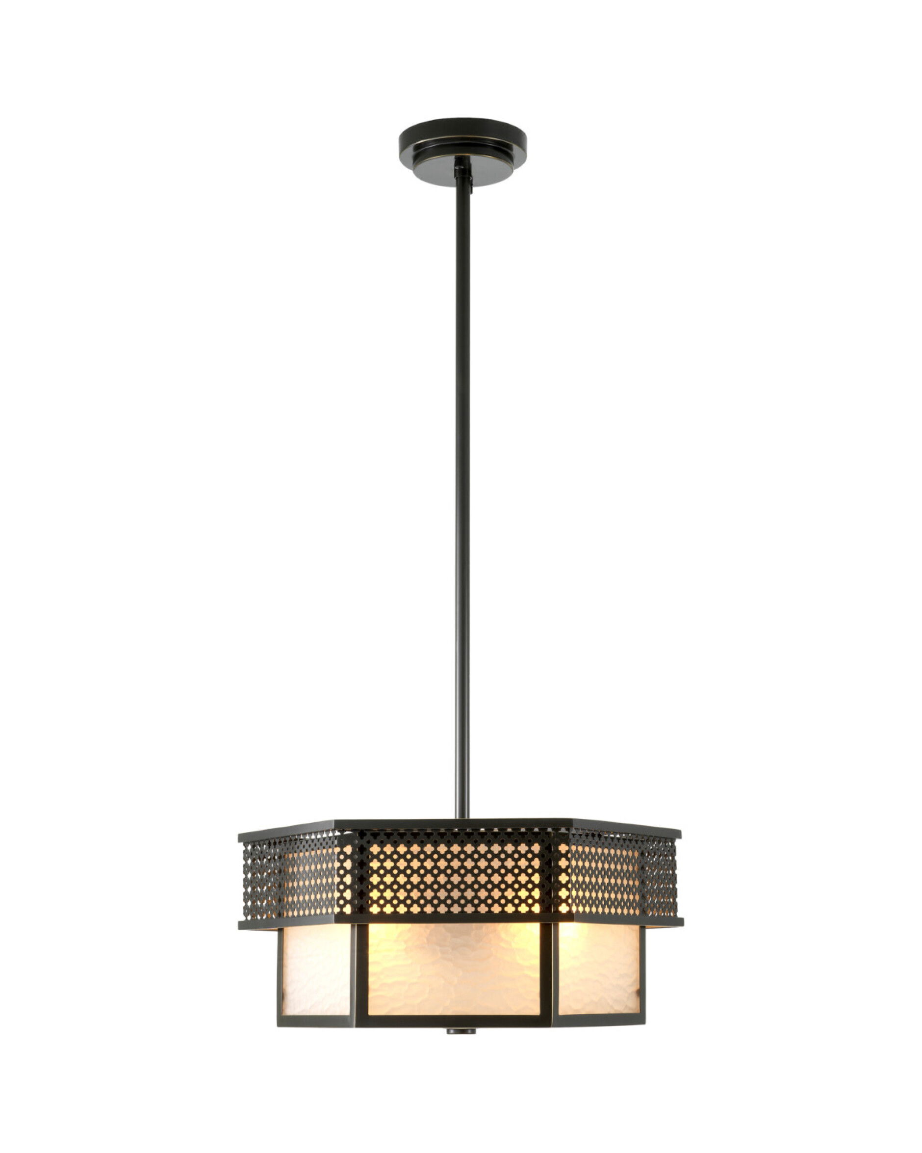 Minerva plafondlamp brons