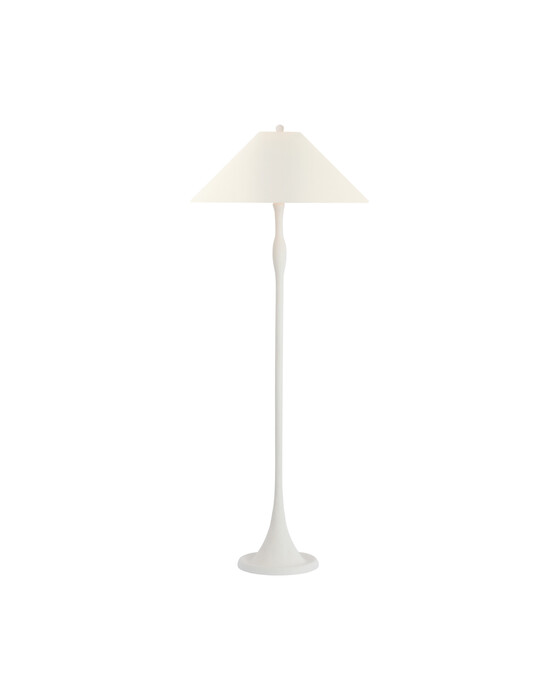 Romero golvlampa vit/linne