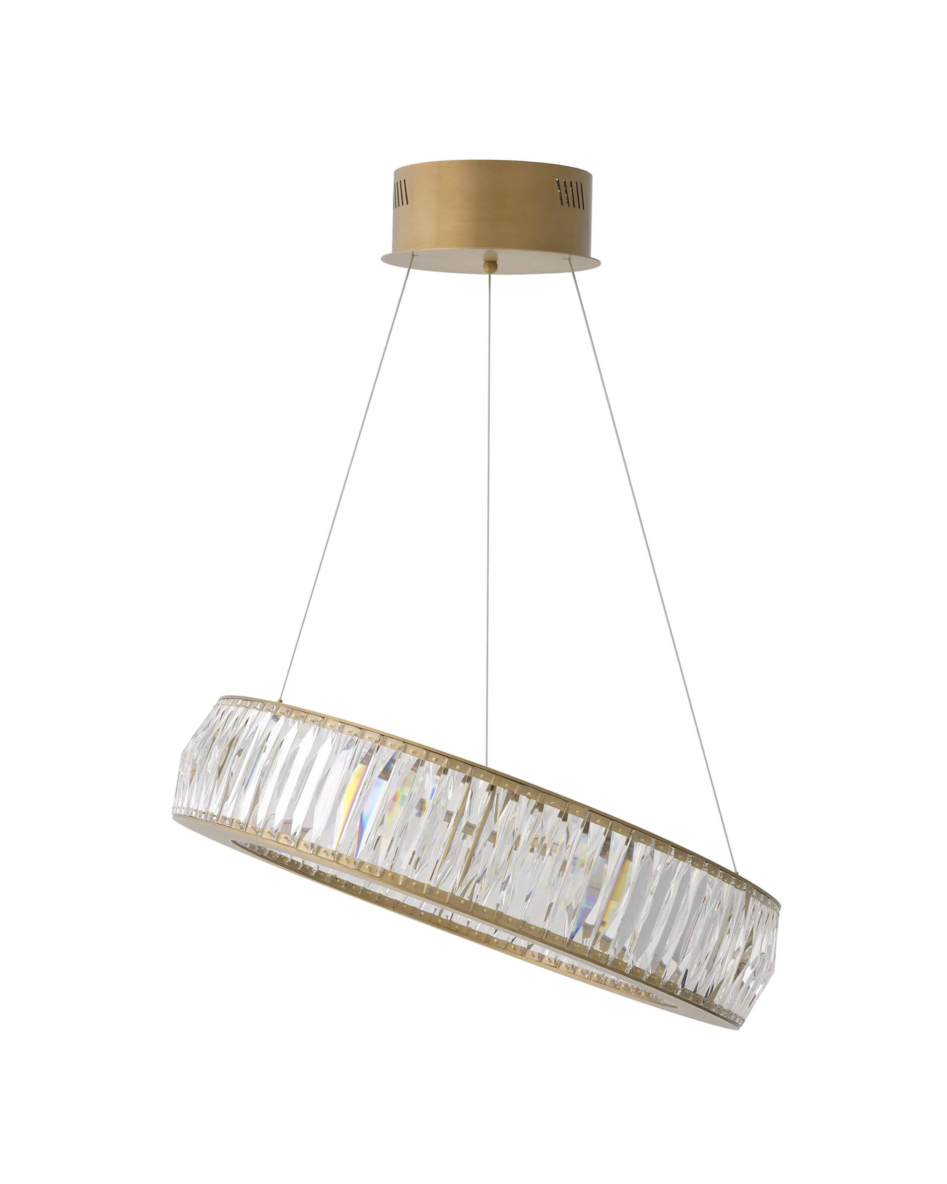 Vancouver taklampa antik mässing