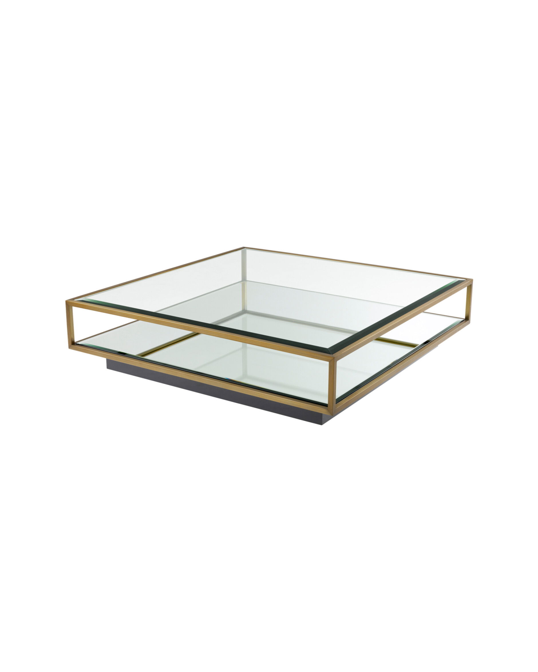 Tortona soffbord borstad mässing