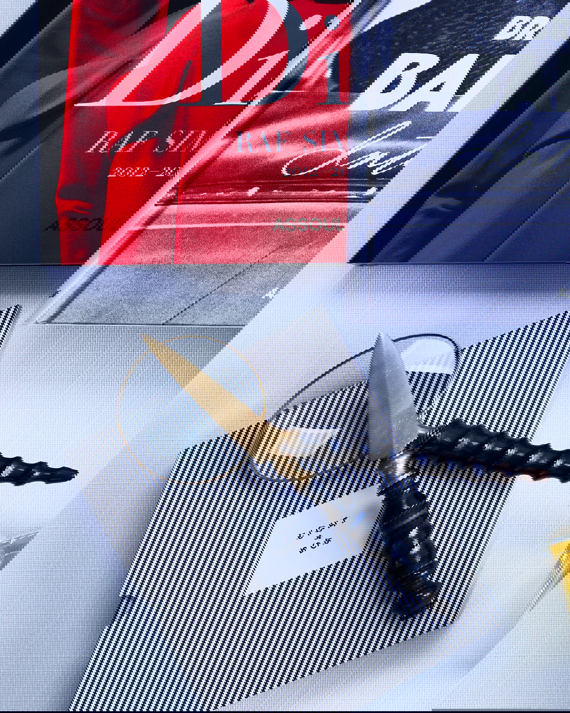 Briefopener zwart/messing