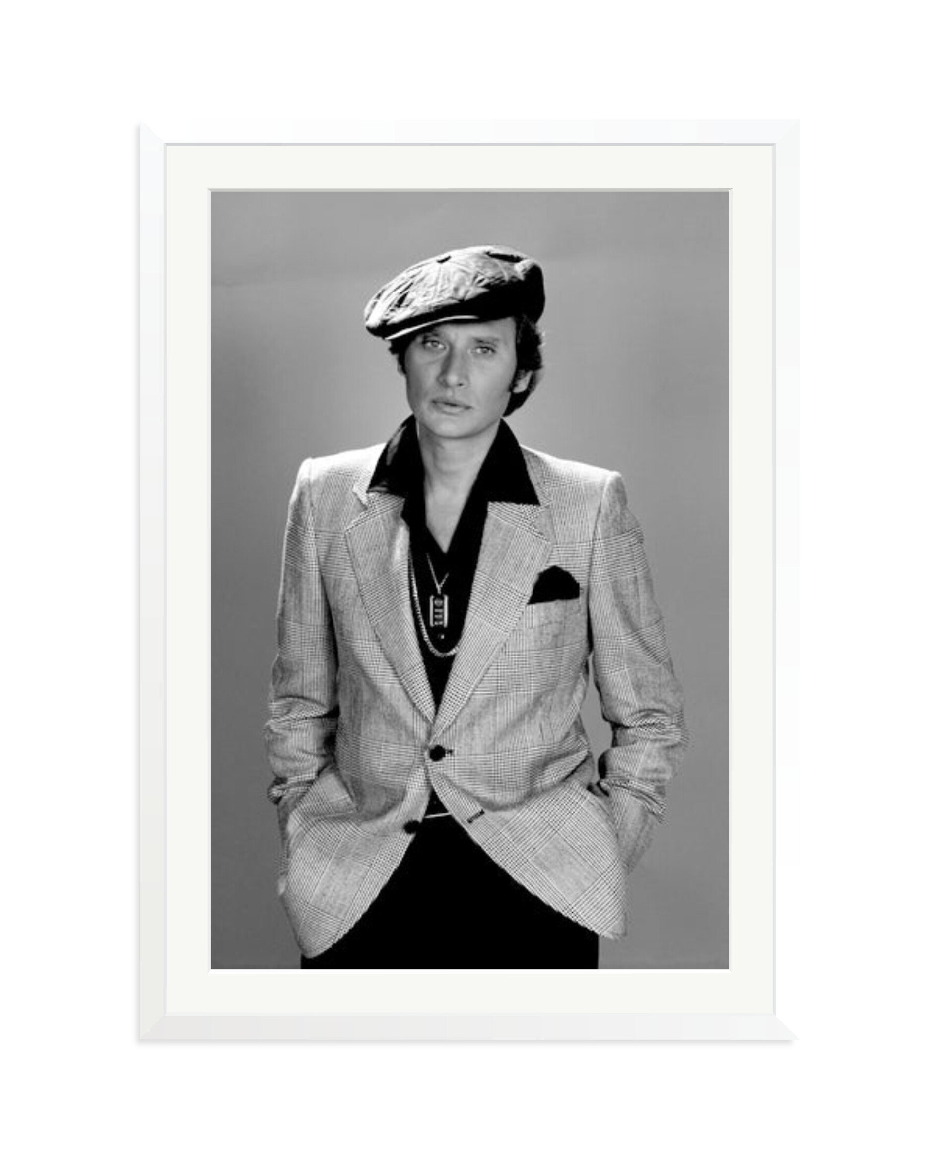 Johnny Hallyday, 1976 White / XXL