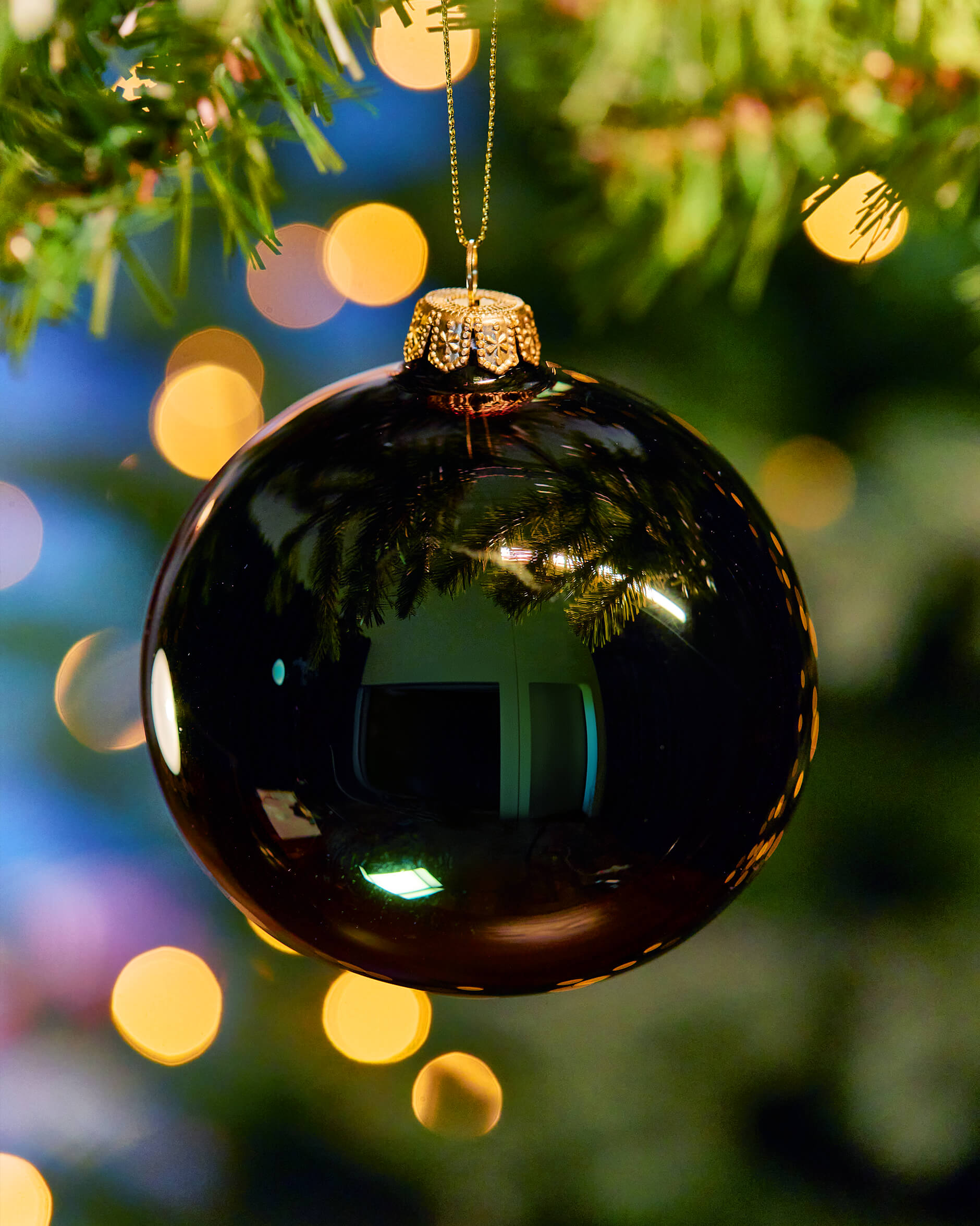 Esther Weihnachtskugel grau 4er-Pack