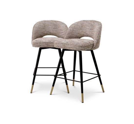 Läs mer om Cliff barstol mademoiselle beige 2-set