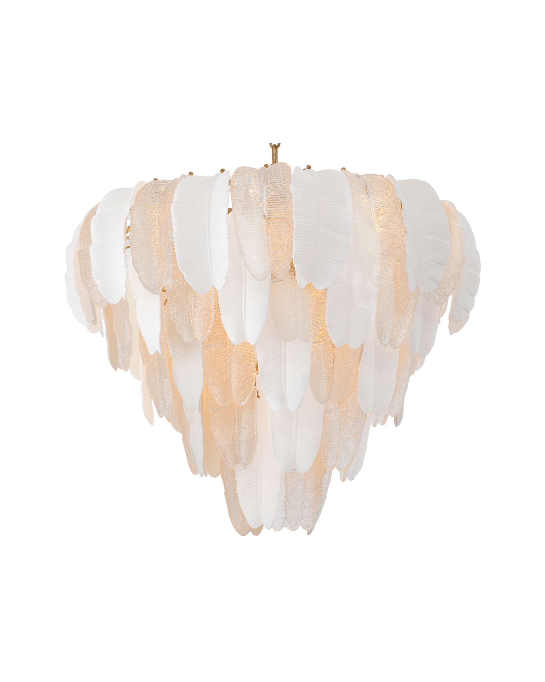 Saint Lucia takkrona antik mässing L