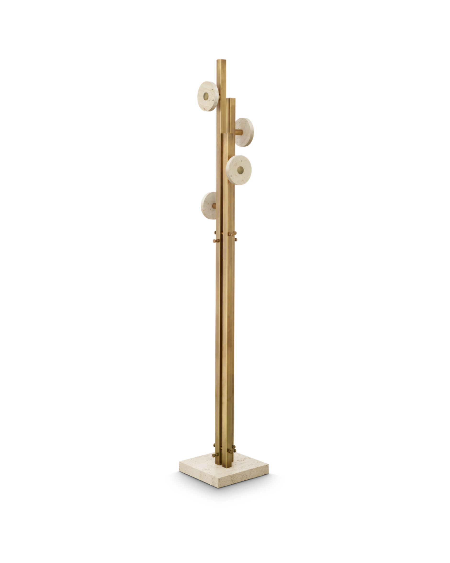 Amadora Coatrack Vintage Brass