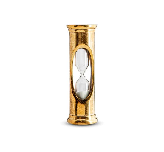 Messing - Hourglass 3 minutes brass