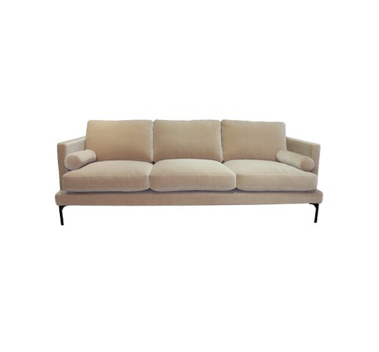 null - Bonham soffa 3-sits sangria/svart