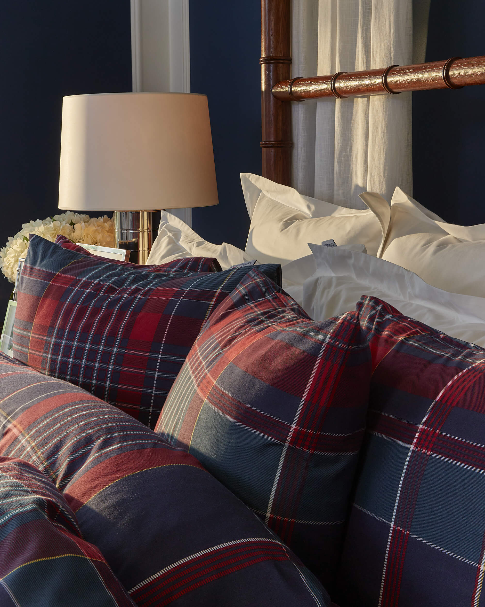 Vermont örngott rutig 2-pack