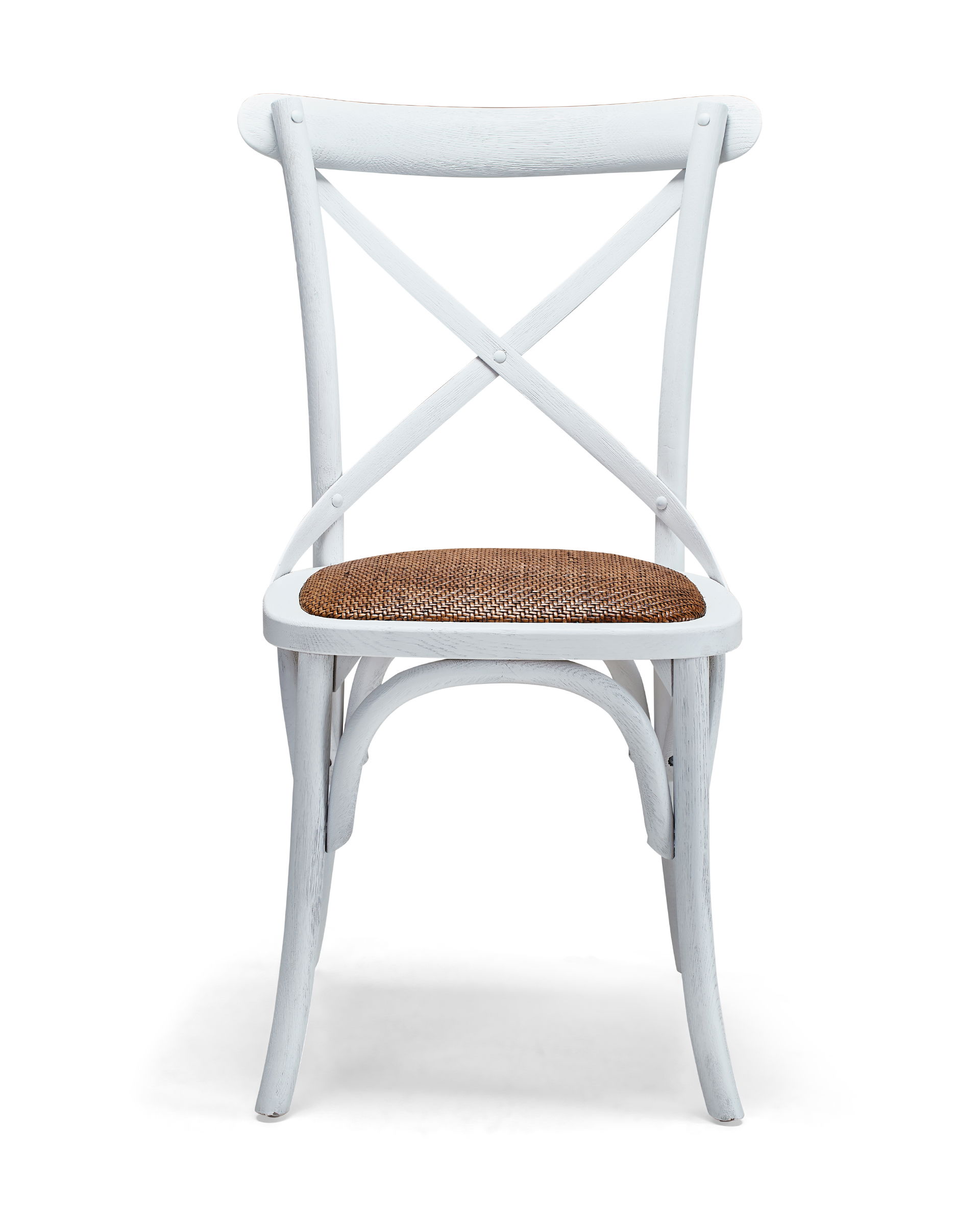 Newport Cross matstol vit