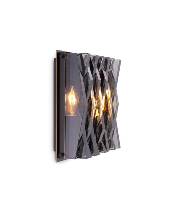 Nuvola vägglampa bronze