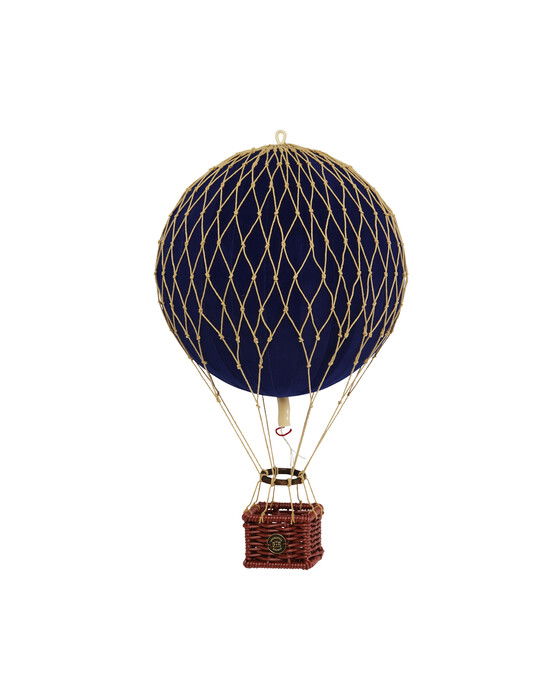 Travels Light Hot Air Balloon Velvet Blue