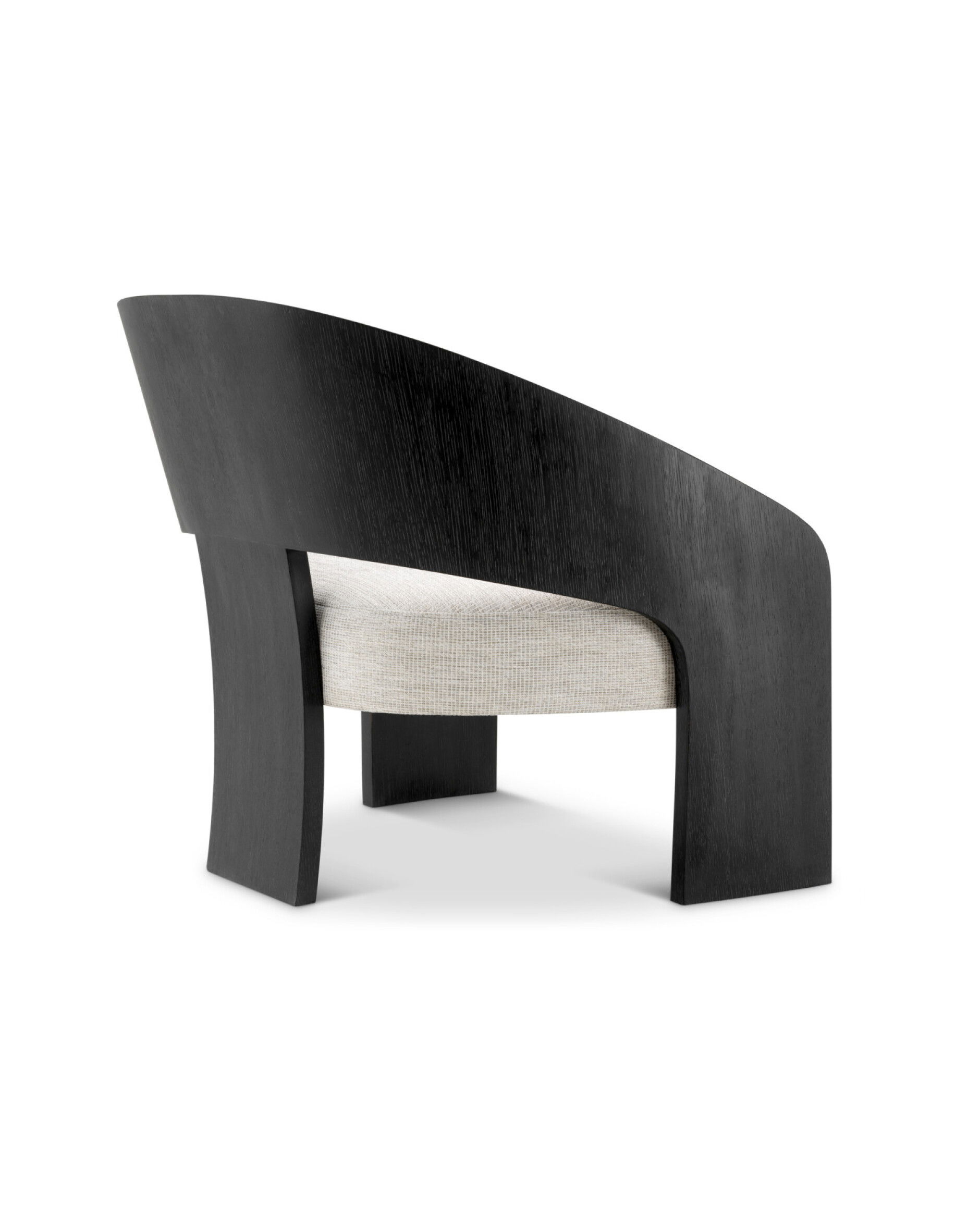 Zephira Fauteuil Donkergrijs Eiken