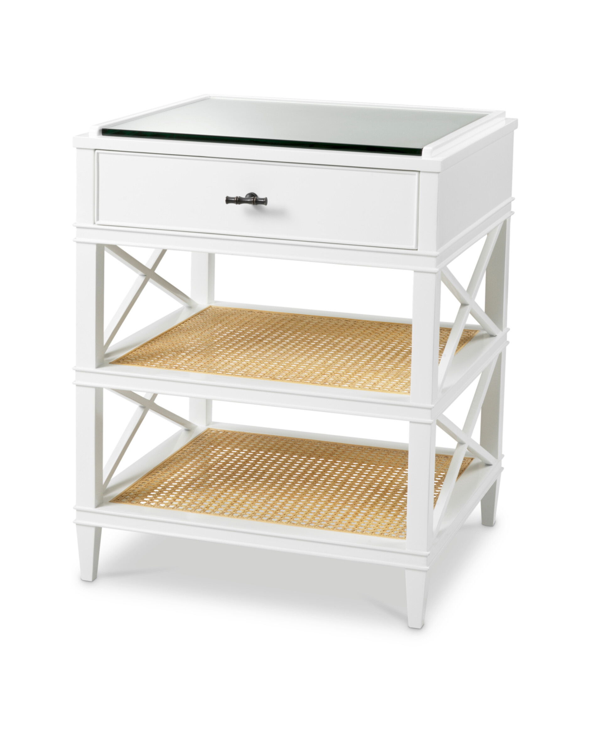 Bahamas sidobord piano white