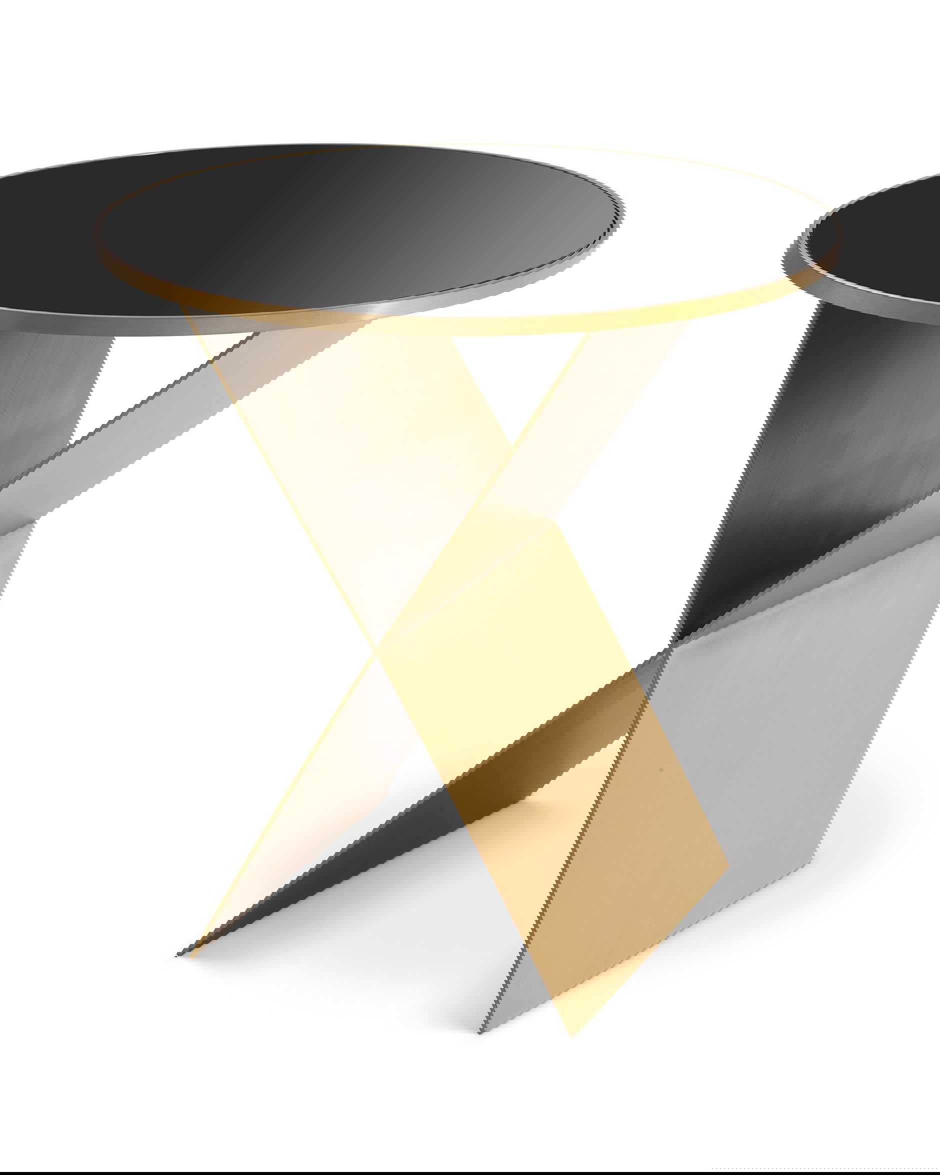 Fitch sidobord mässing