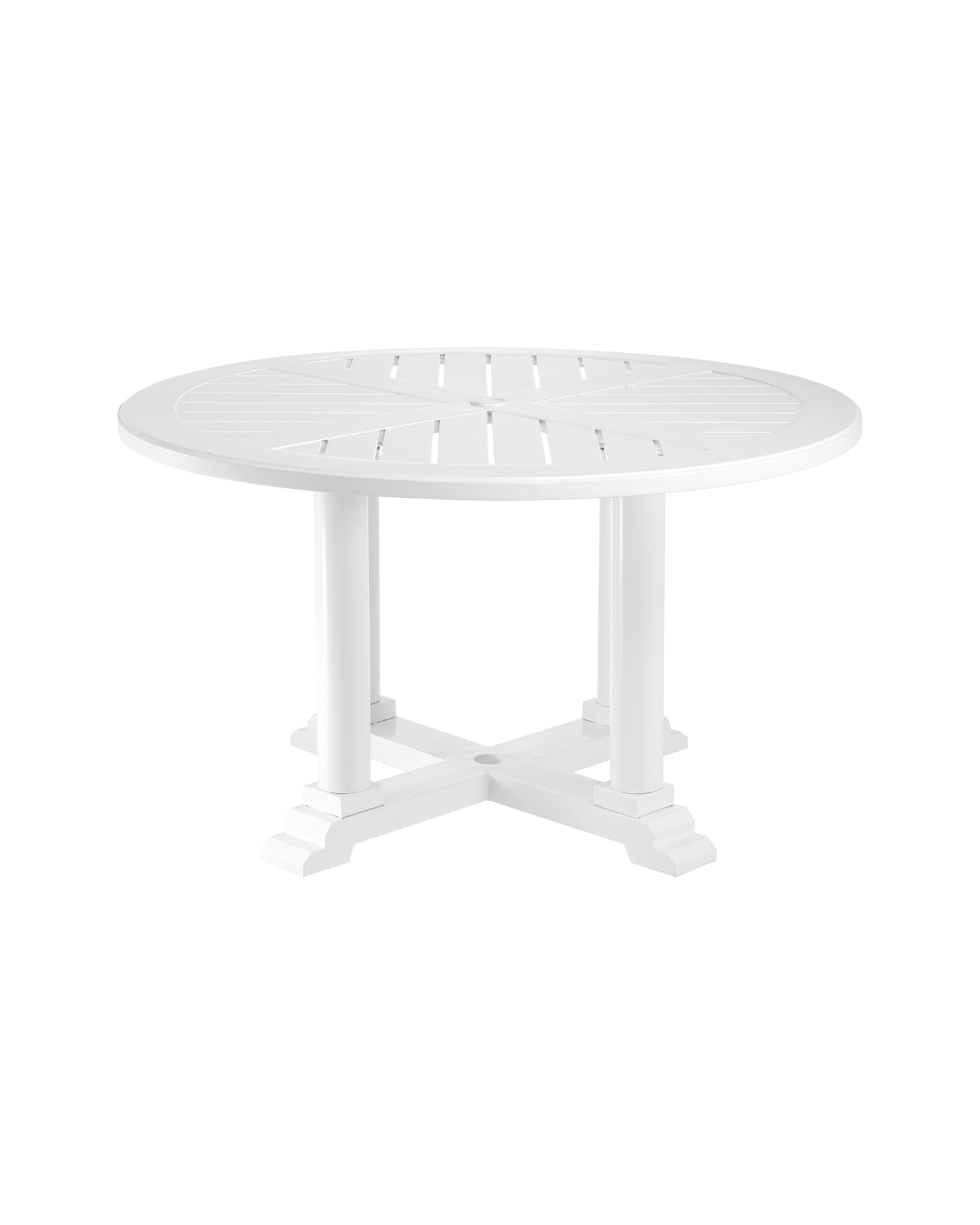 Bell Rive matbord runt vit