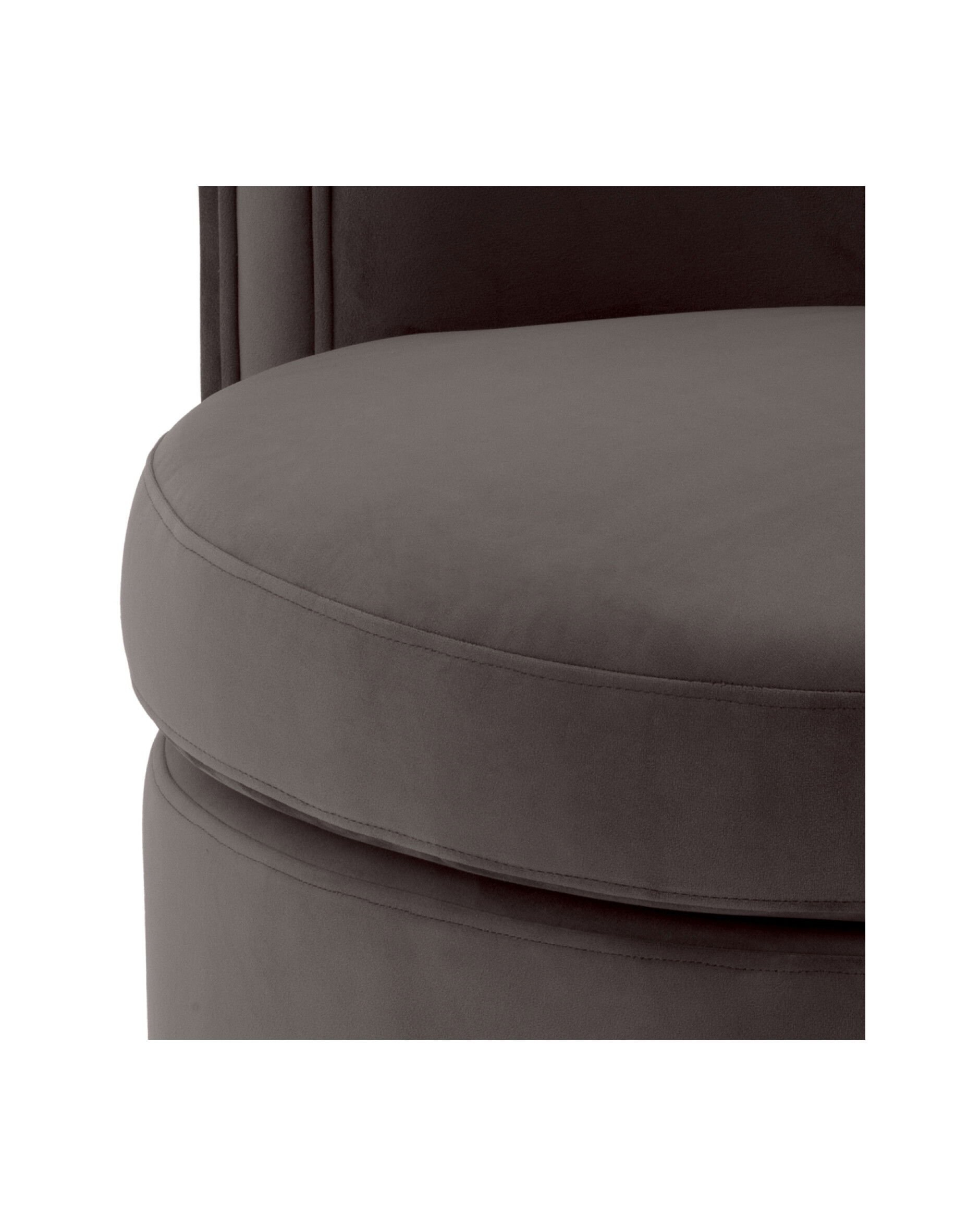 Amanda fåtölj savona grey velvet