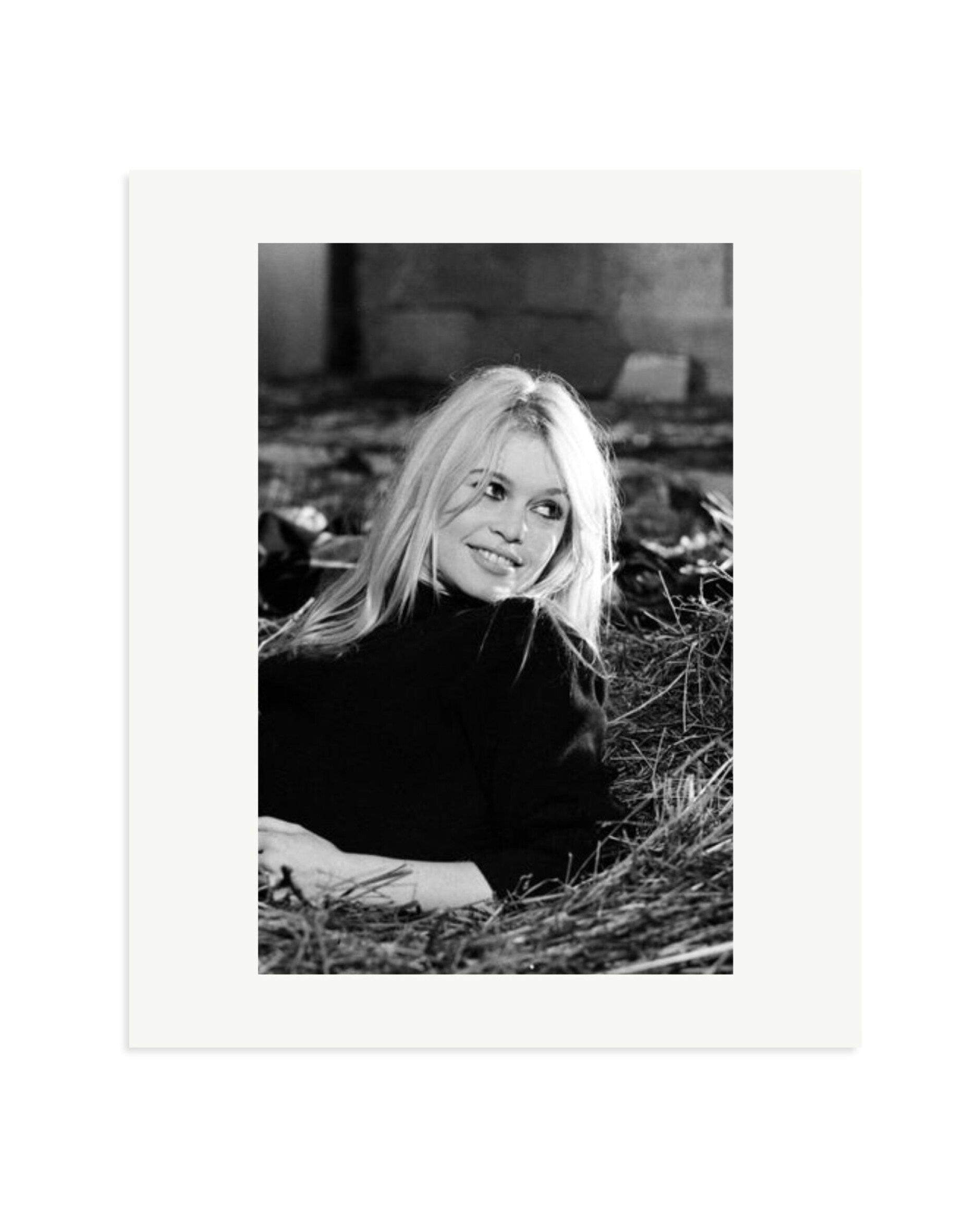 Brigitte on the set of 'A Coeur joie' Print Only / Large