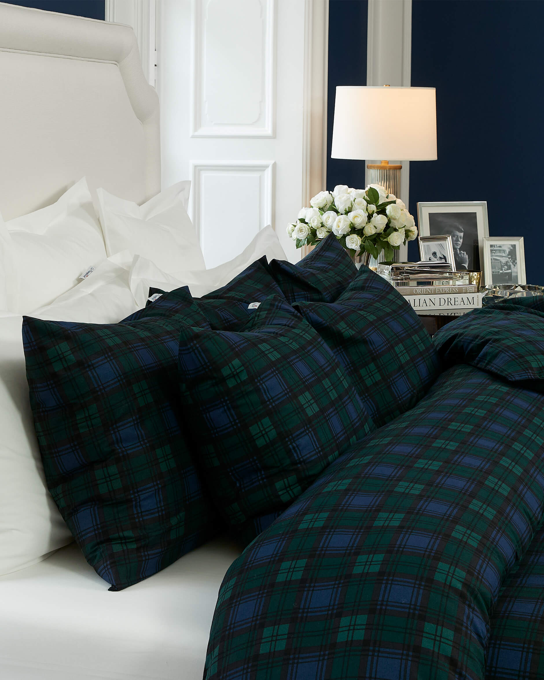 Gstaad örngott rutig 2-pack