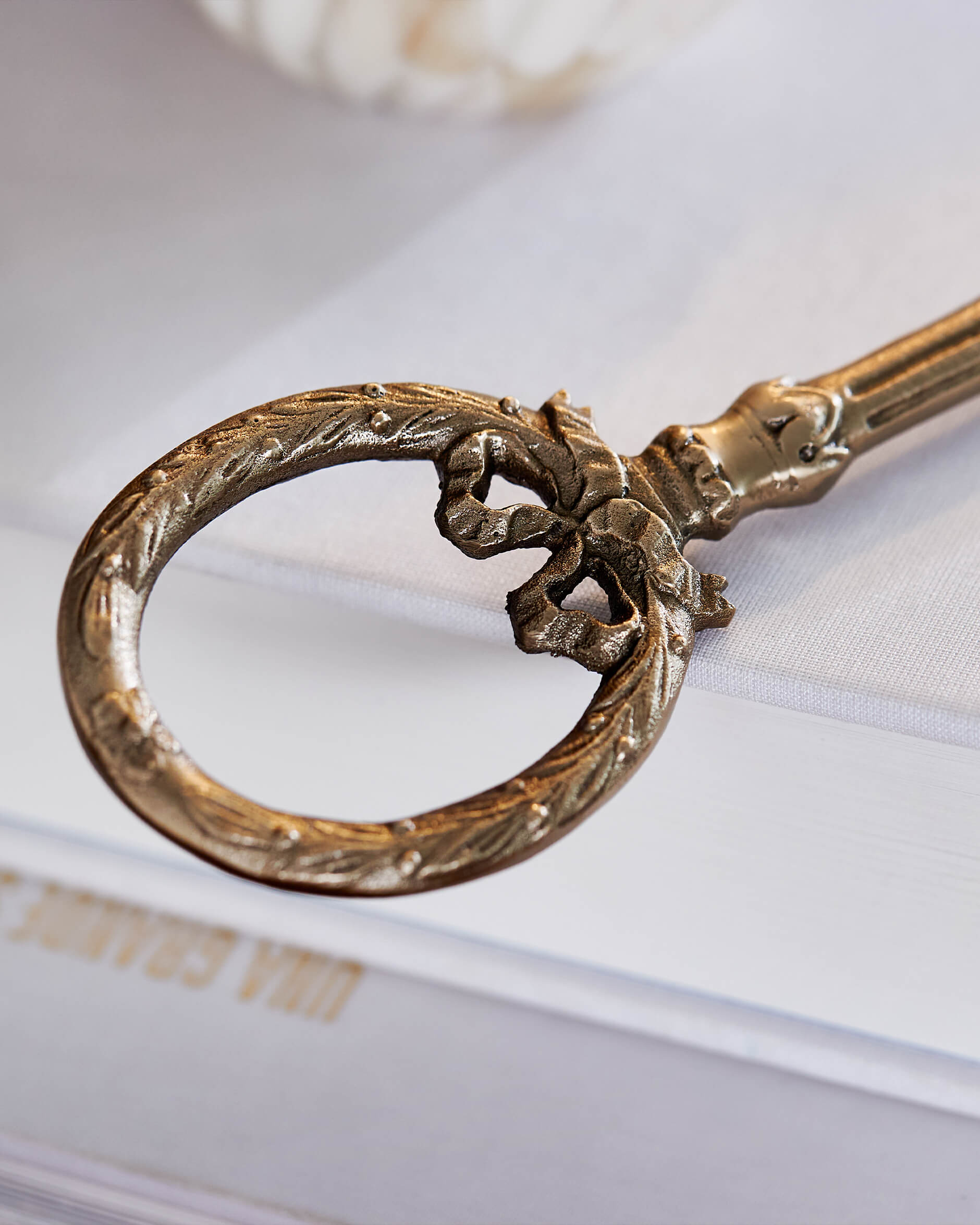 Brigette skohorn mässing