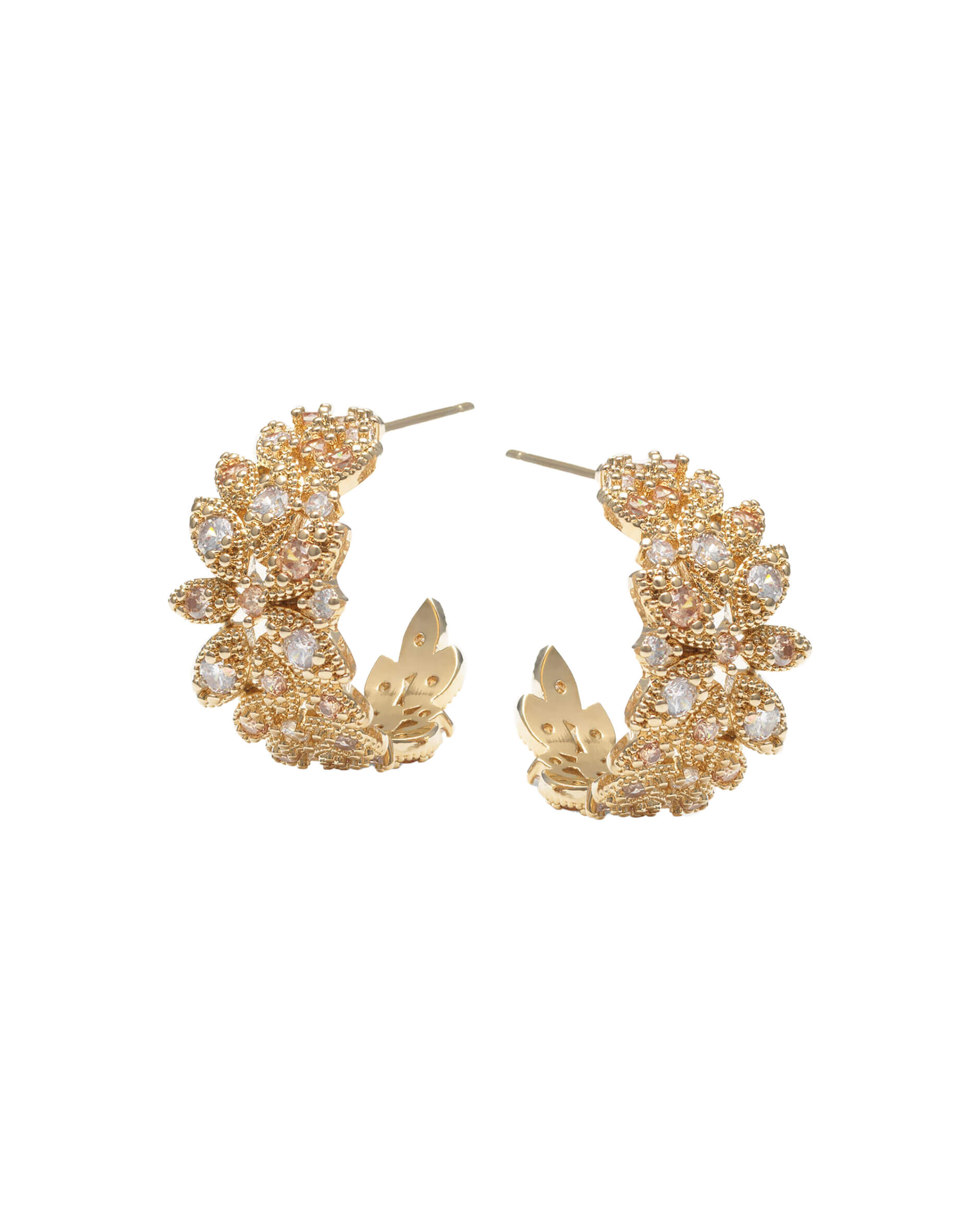 Laurel Hoops Earrings Gold