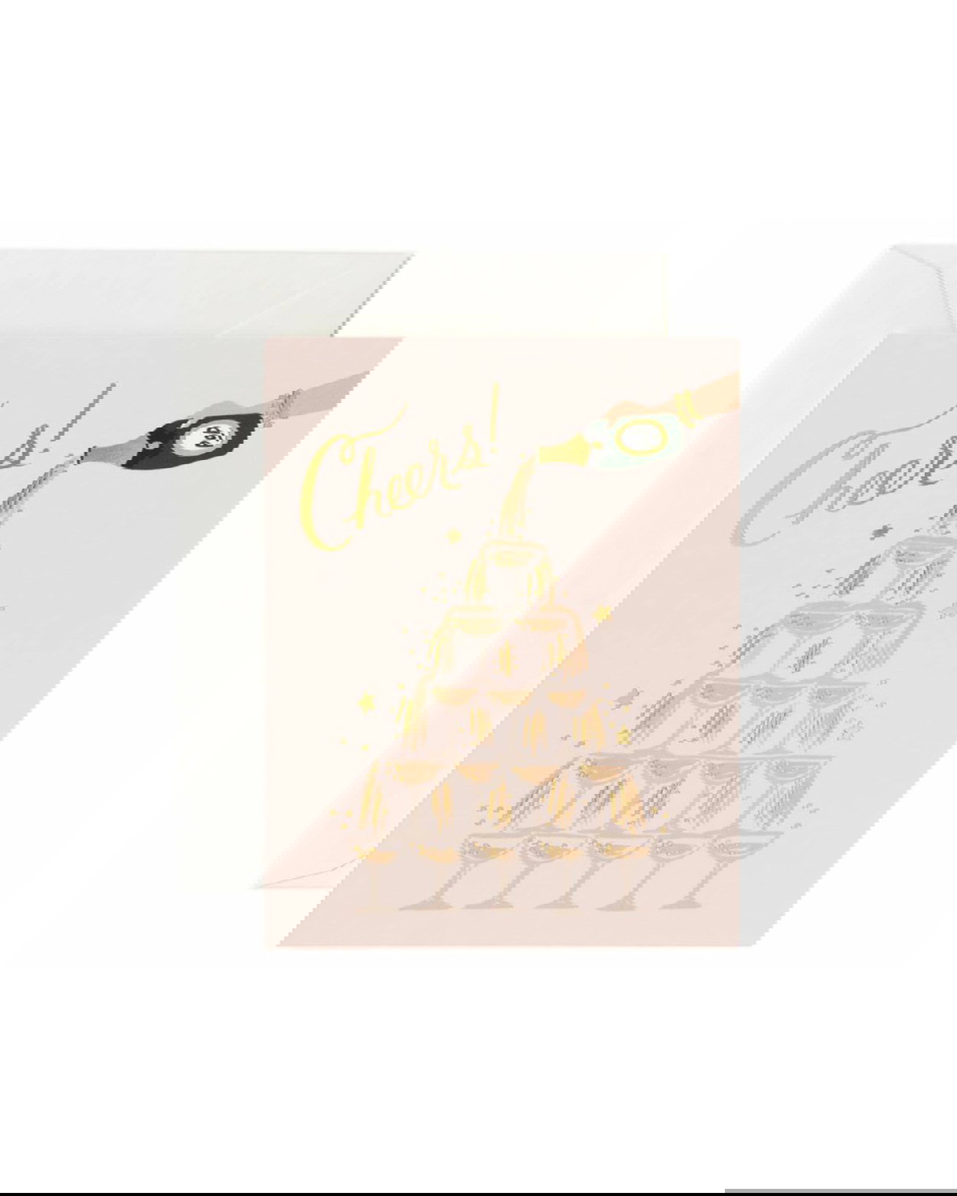 Champagne Tower 'Cheers' Card
