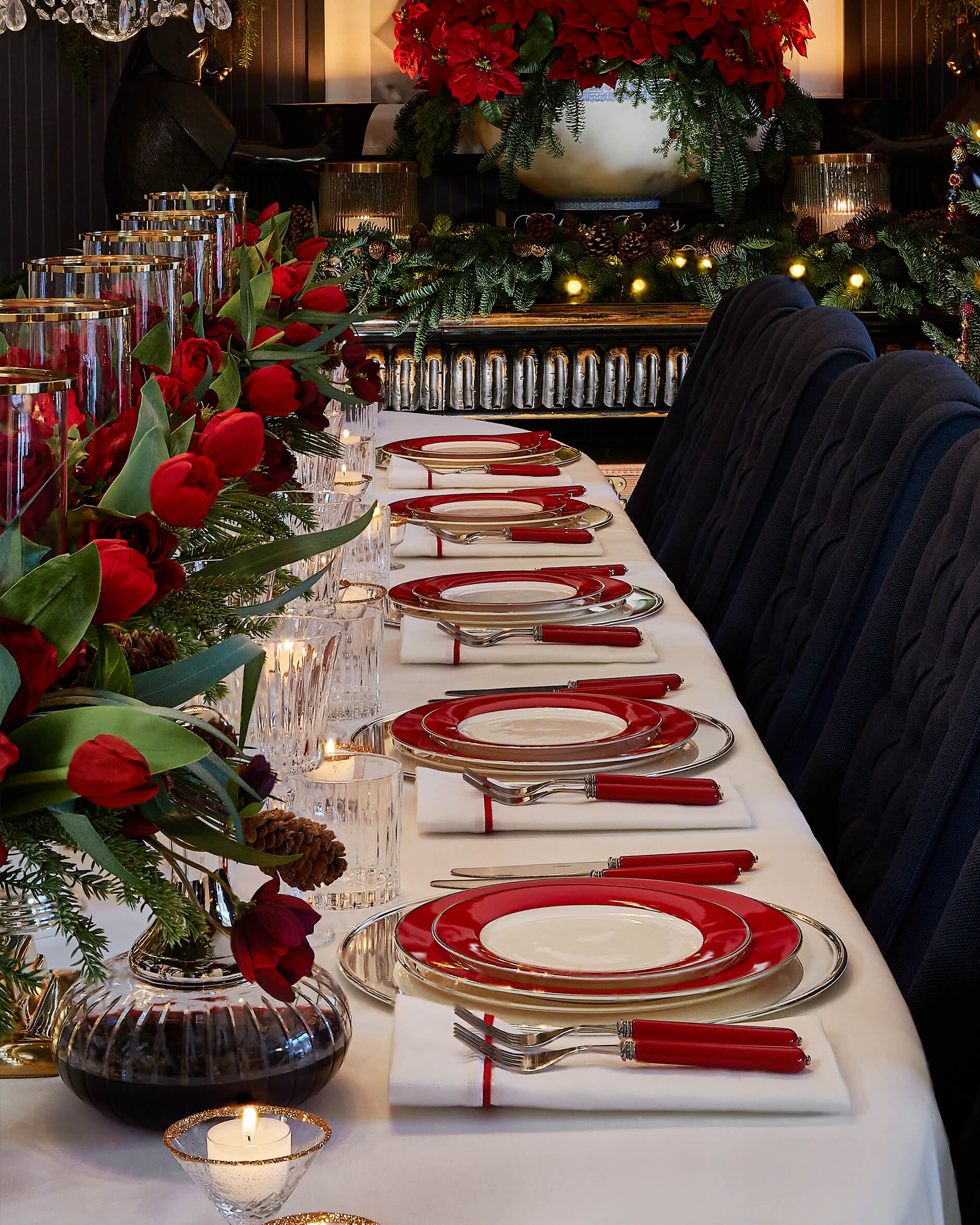 Audley Deep Red mattallrik 6-pack