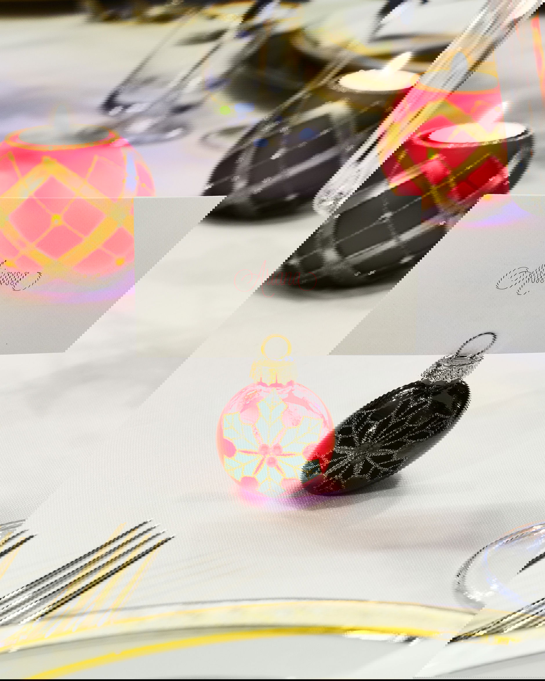 Alexandra bordkortholdere 6-pk