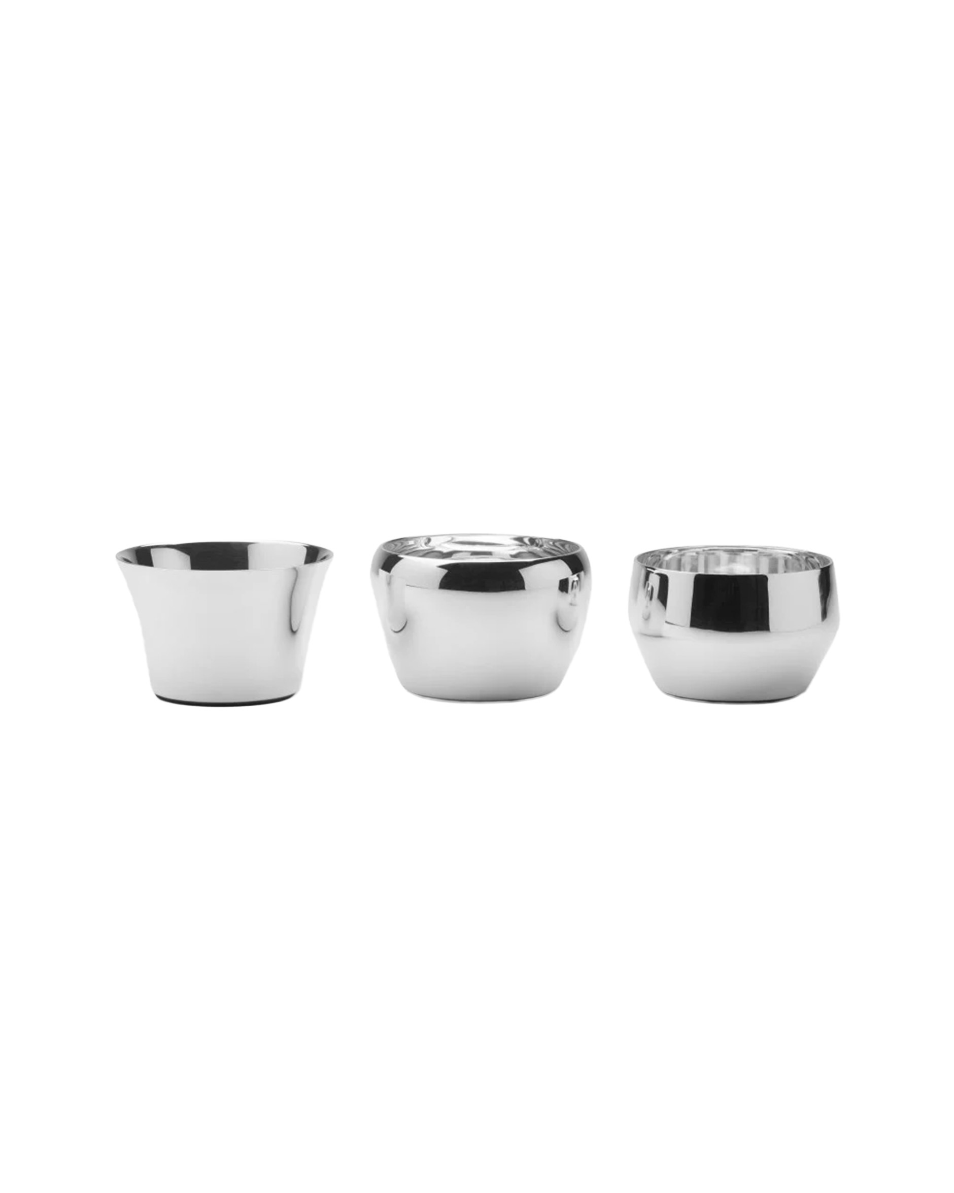 Kin ljushållare silver 3-pack