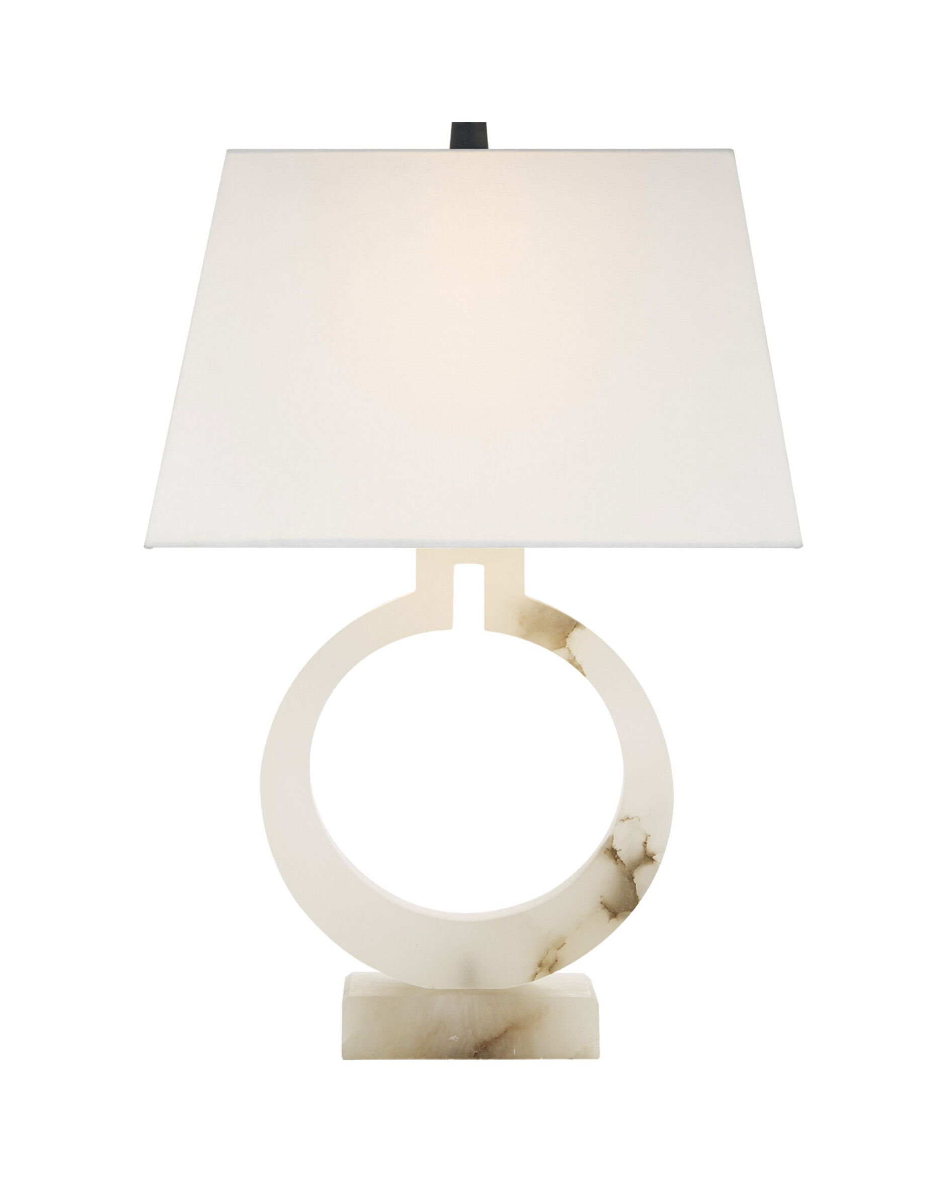 Ring Form Table Lamp Alabaster Large
