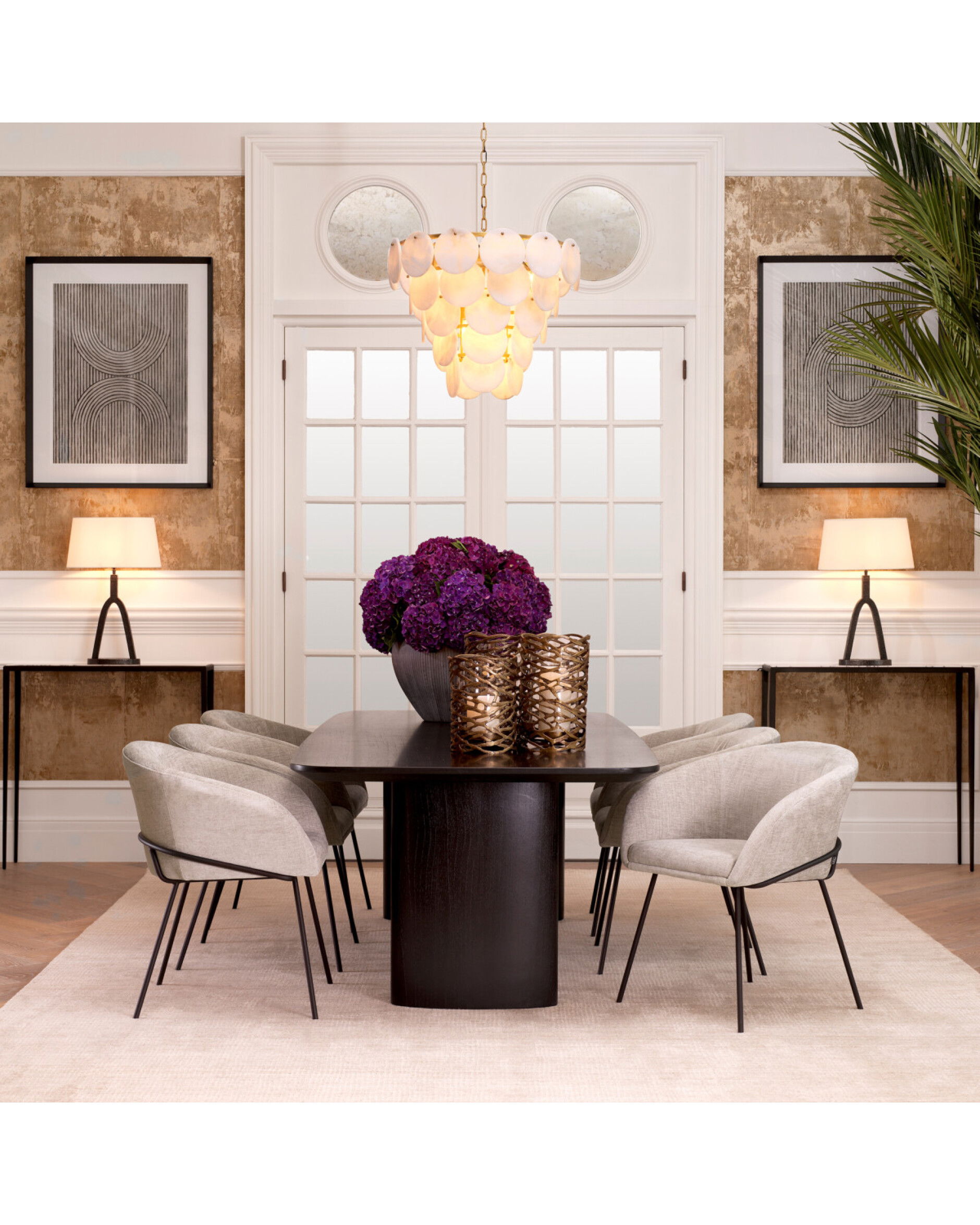 Coosa tafellamp brons