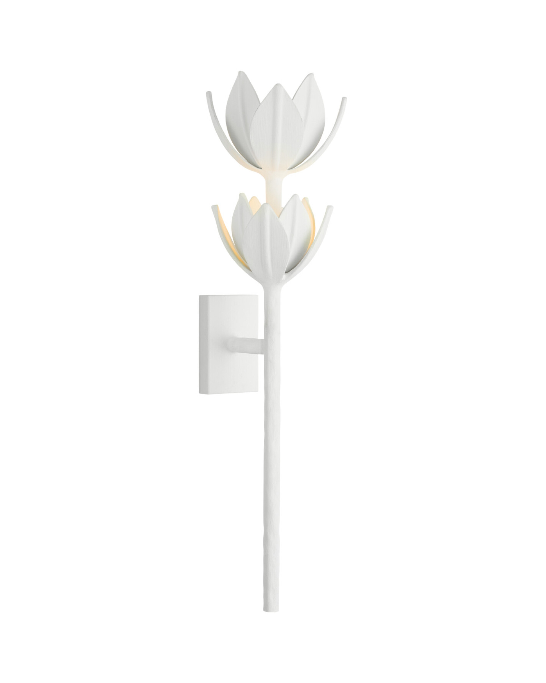 Alberto Large Two Tier Sconce White