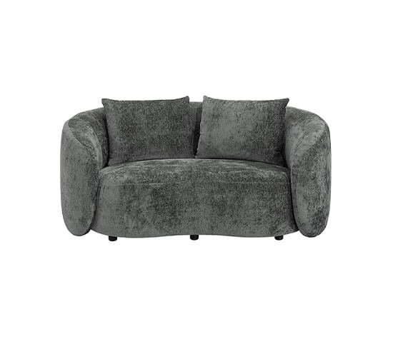 Moment grey - Dome loveseat story cream
