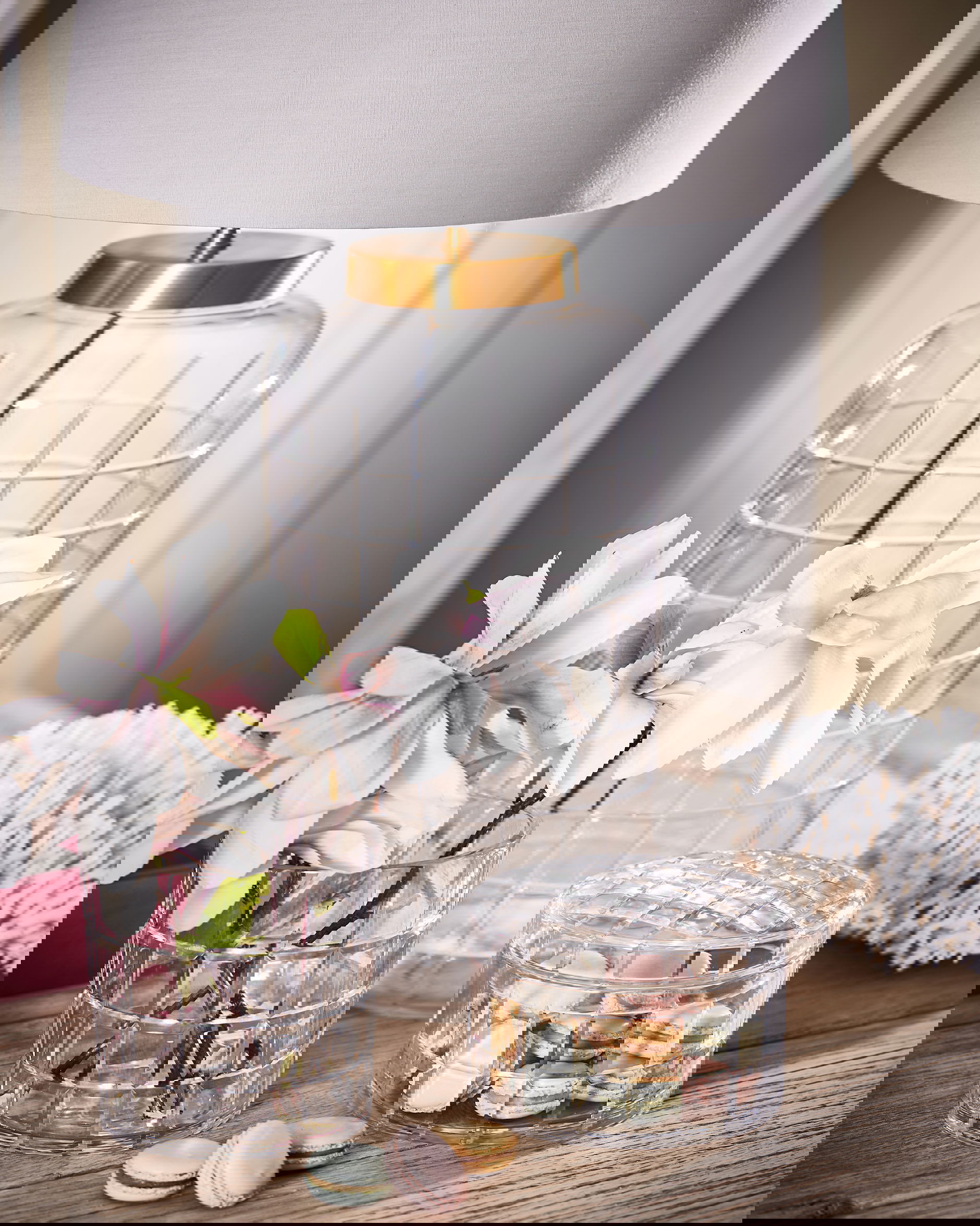 Clark bordslampa kristallin