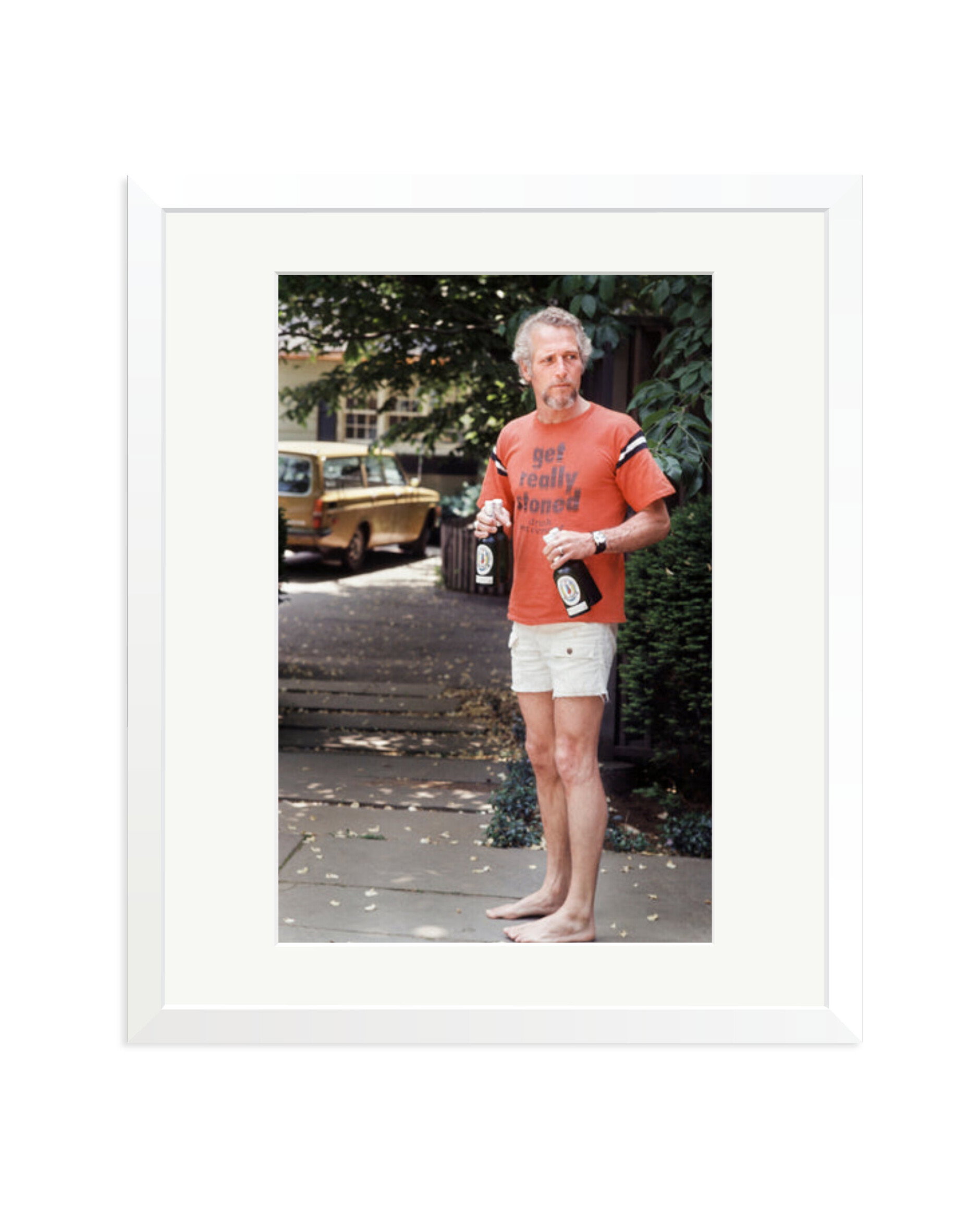 Paul Newman at His Home White / Large