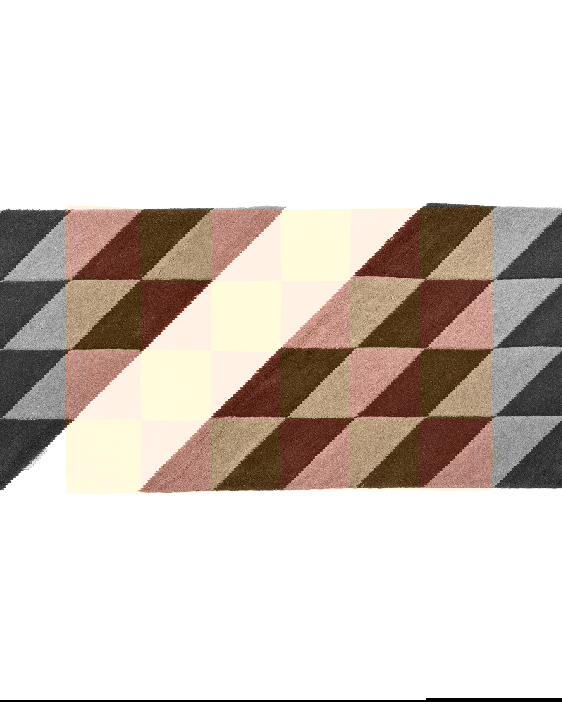 Doormat Square terracotta natural