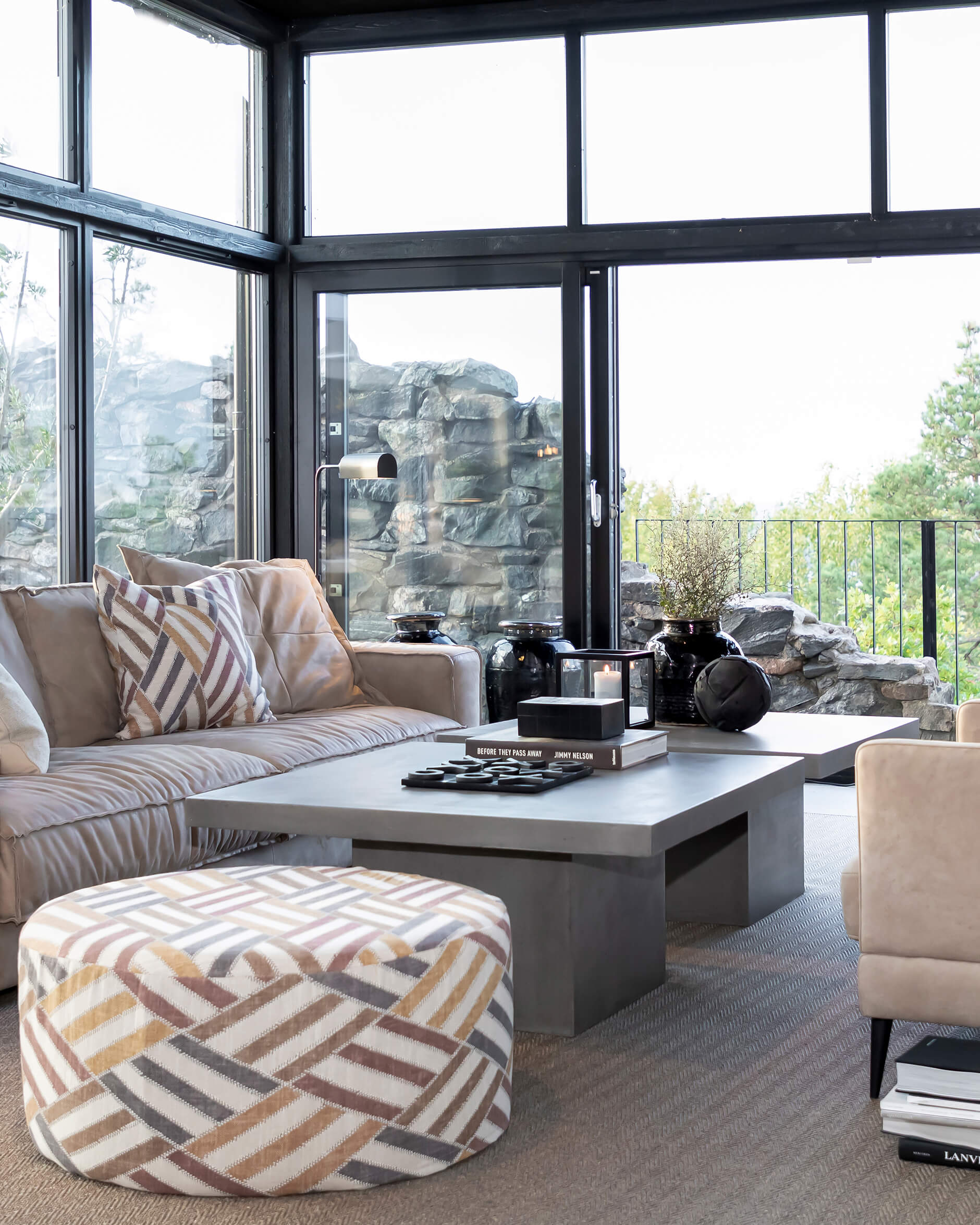 Campos Couchtisch grau 100cm