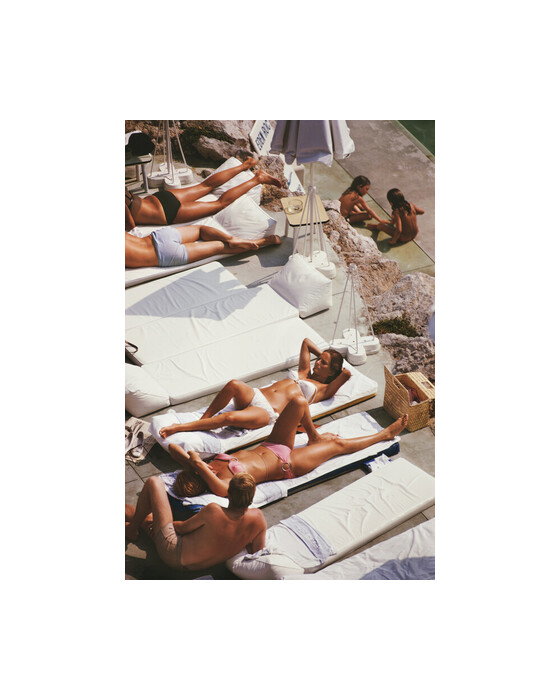 Sunbathers At Eden Roc