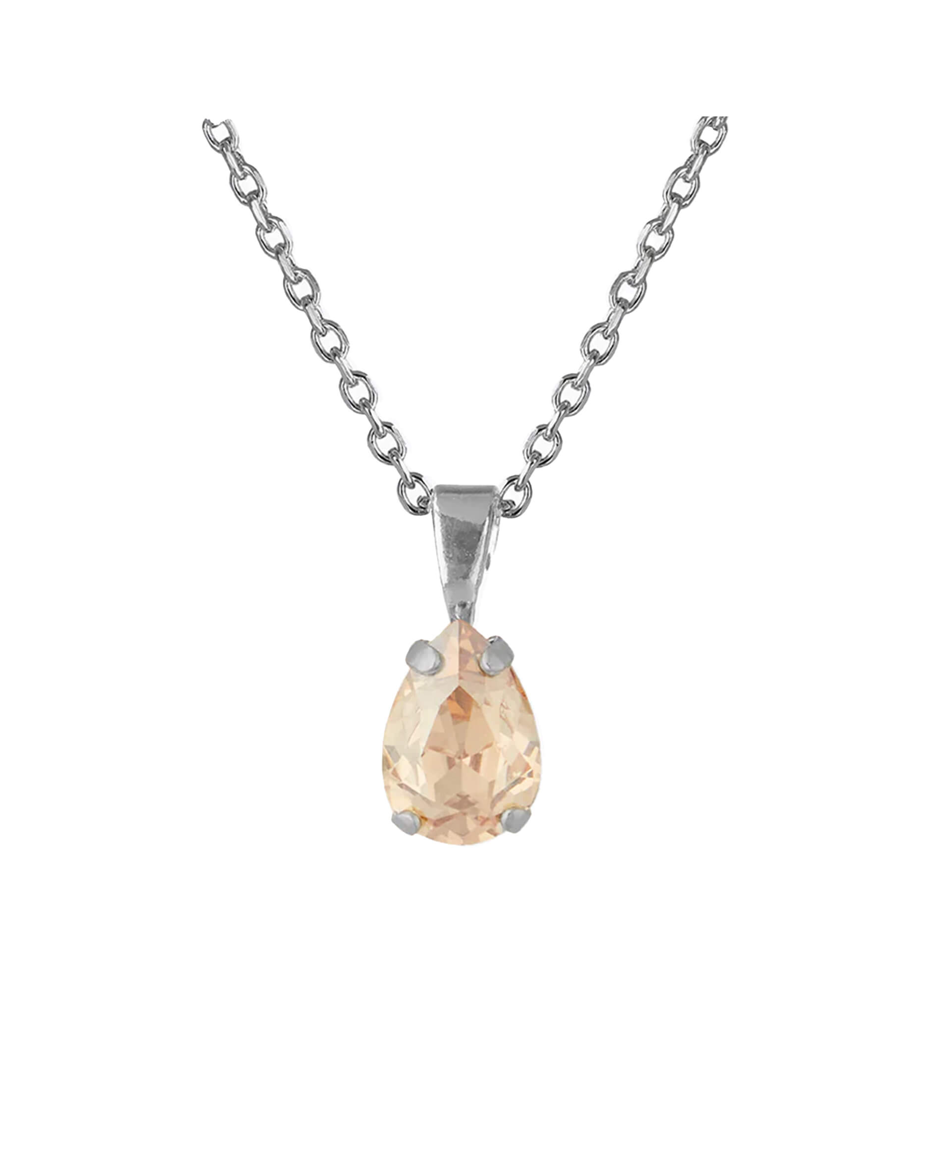 Petite Drop halsband golden shadow rhodium