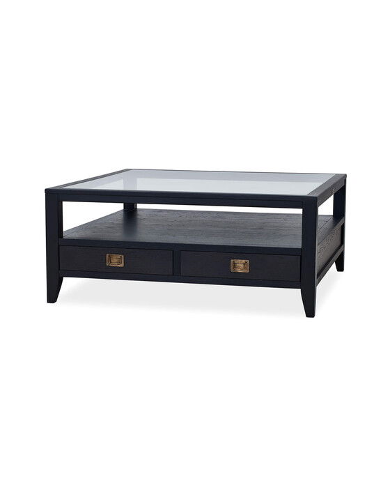 martino soffbord glasskiva iconic black