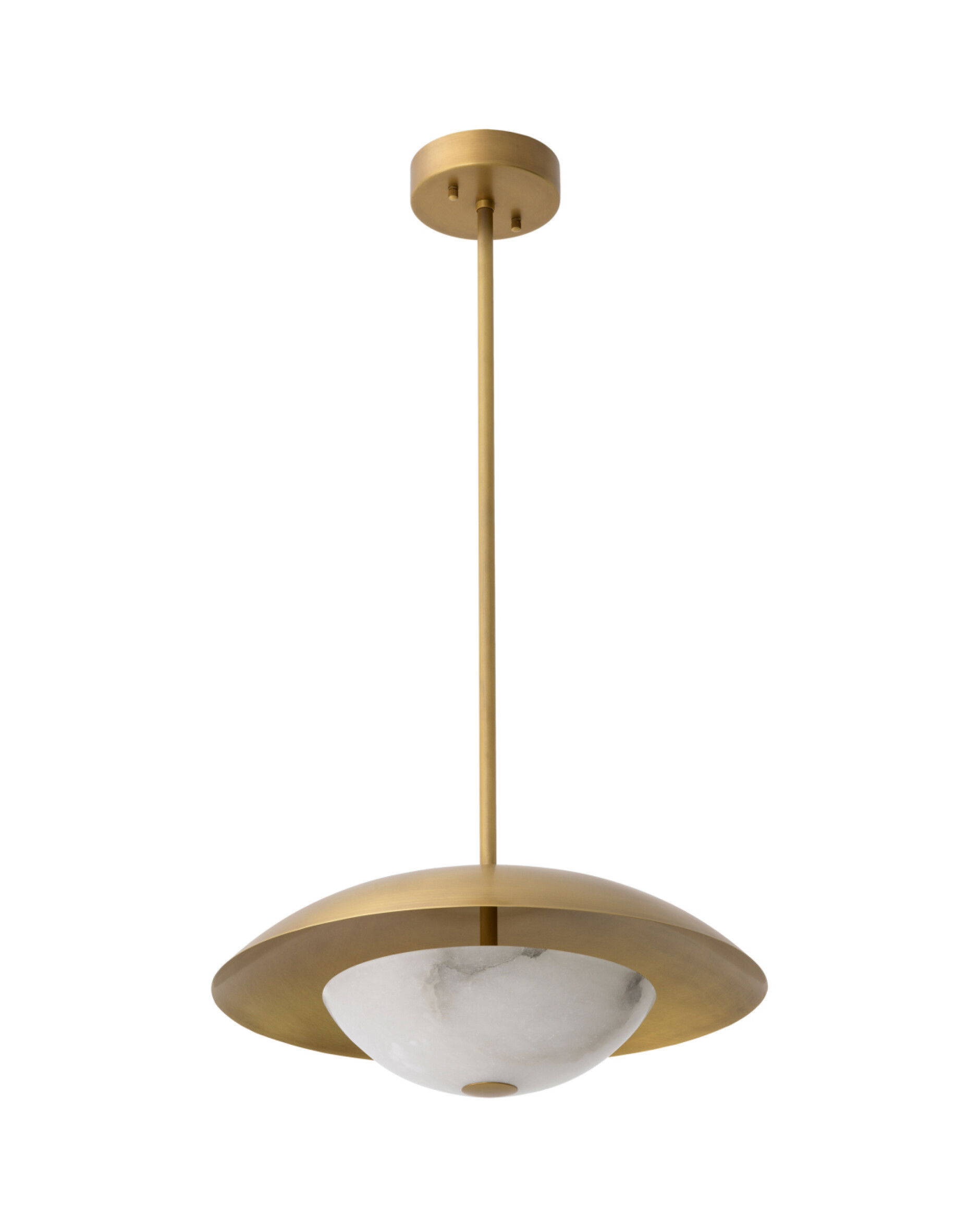 Marcona taklampa antik mässing